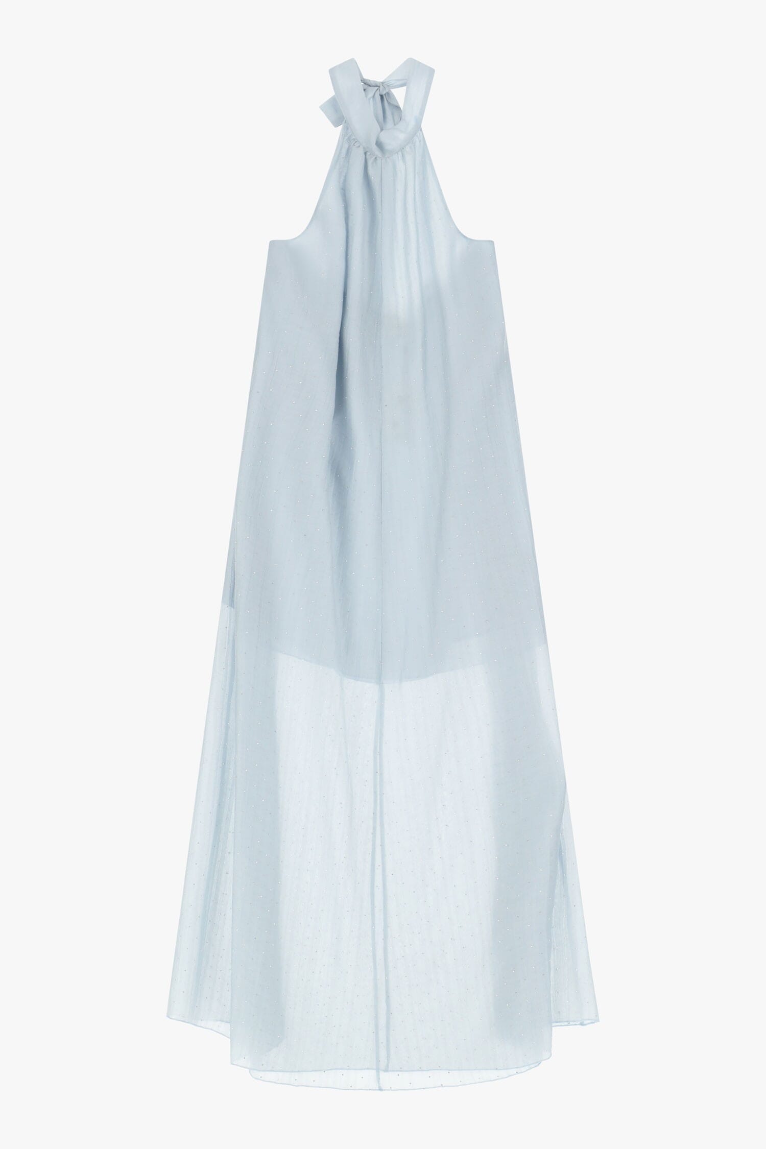 Vestito Lungo Con Collo Allacciato Dixie