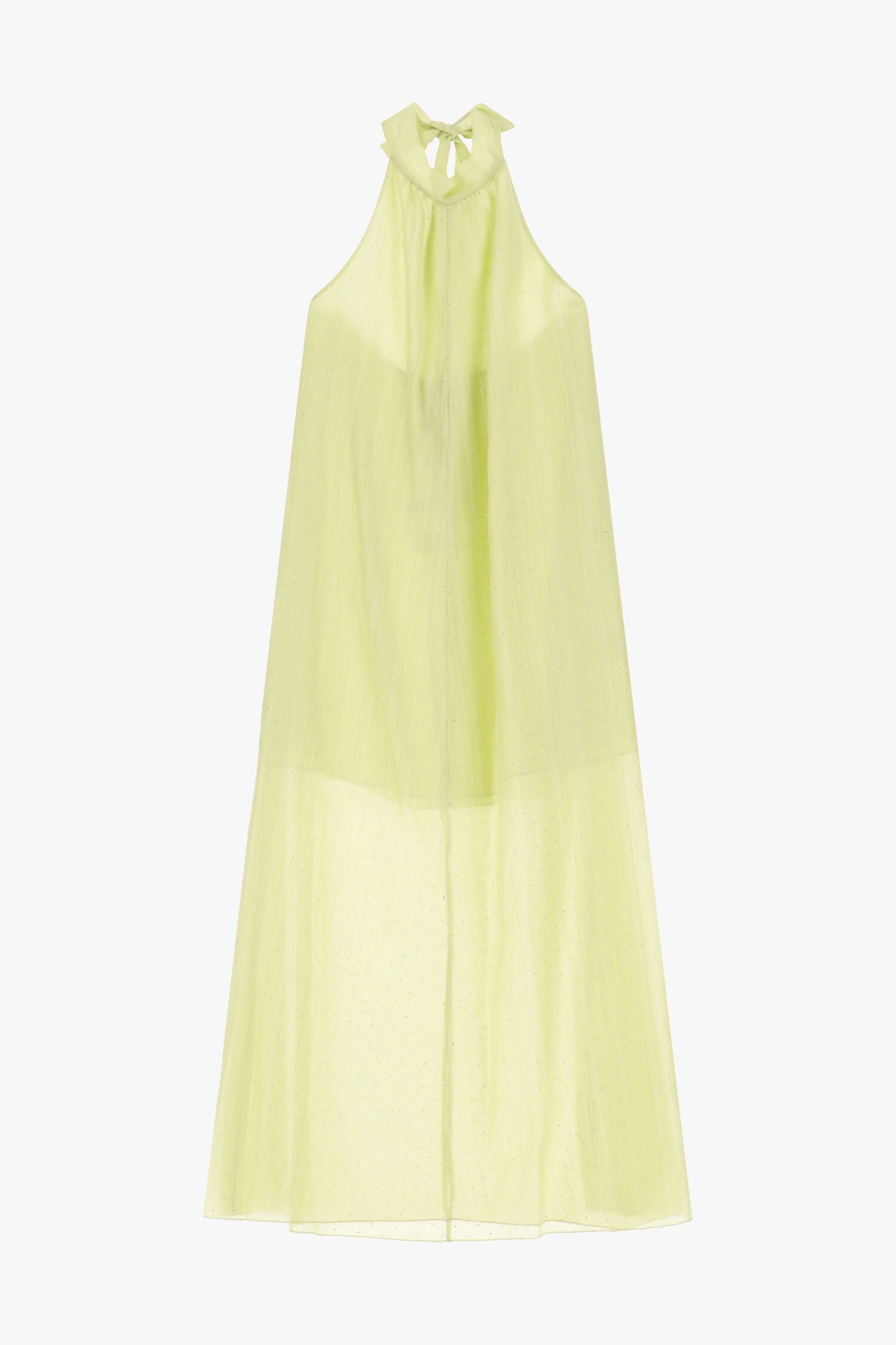 Vestito Lungo Con Collo Allacciato Dixie