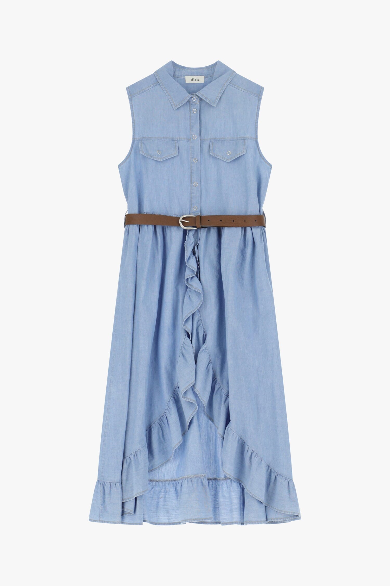 Vestito Medio Con Collo Classico Dixie