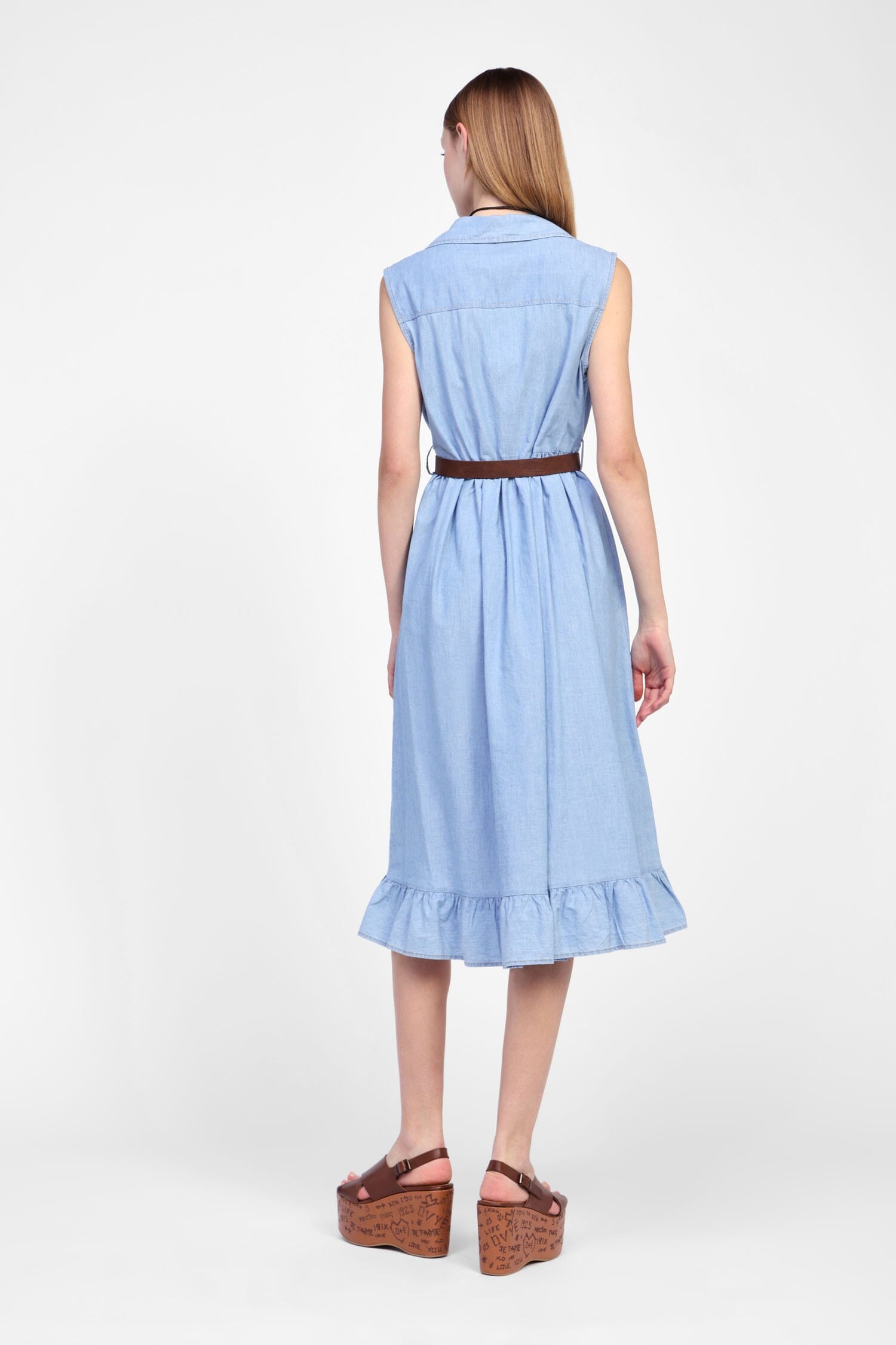 Vestito Medio Con Collo Classico Dixie