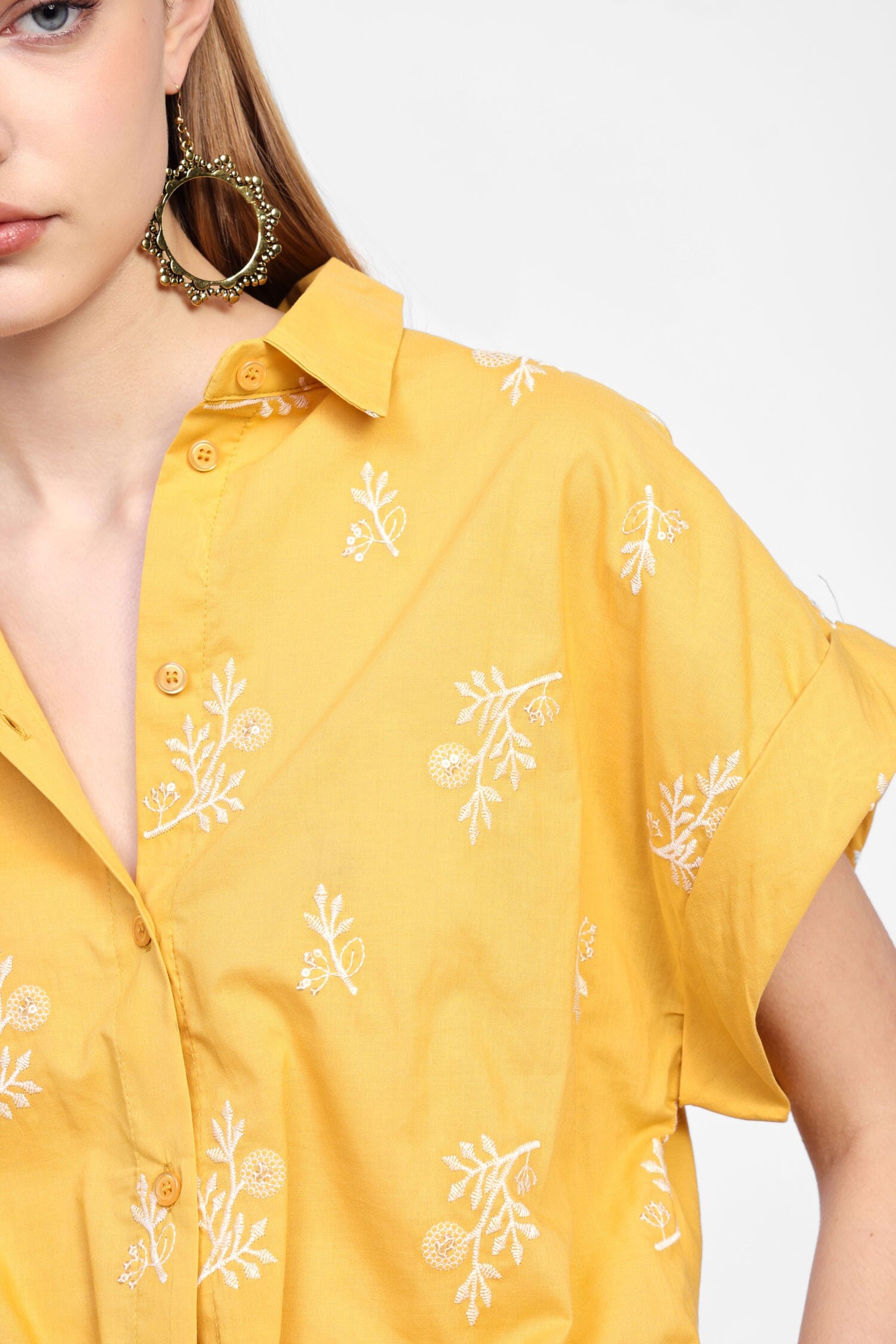 Camicia Con Stampa E Maniche Corte Dixie