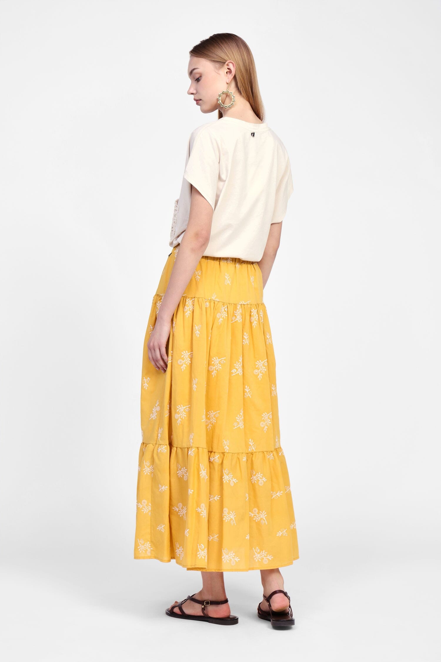 Gonna Lunga Con Stampa Floreale Dixie