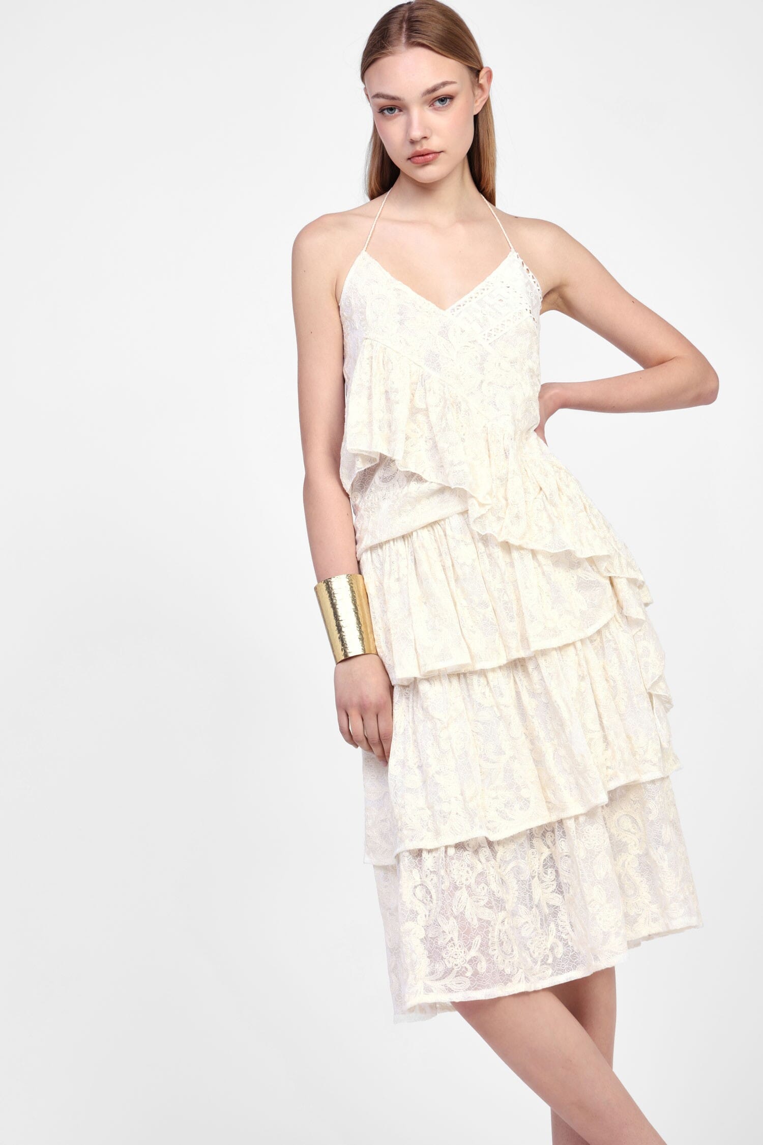 Jupe à volants avec imprimé Dixie Detail