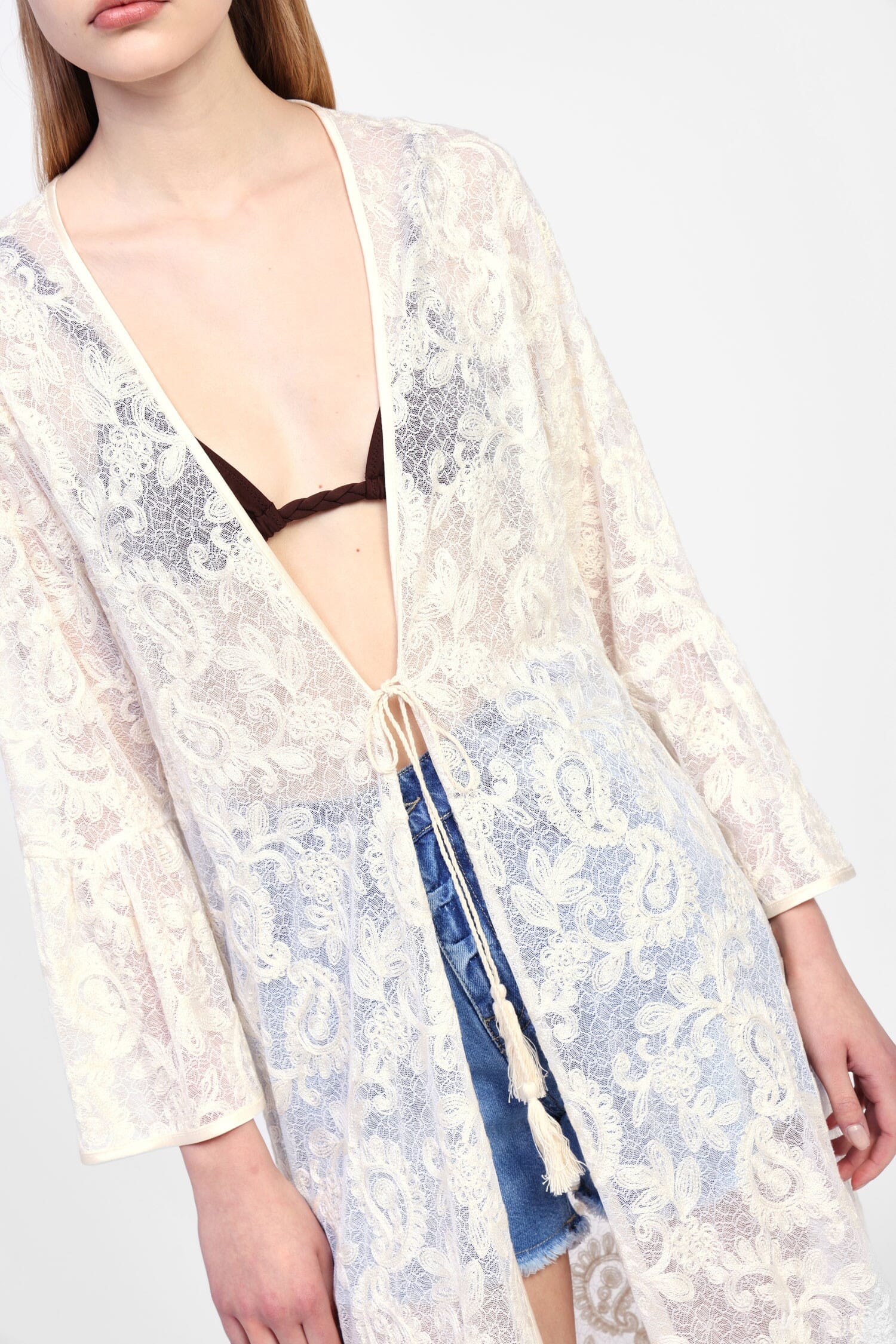 Long Duster Coat With Dixie Print