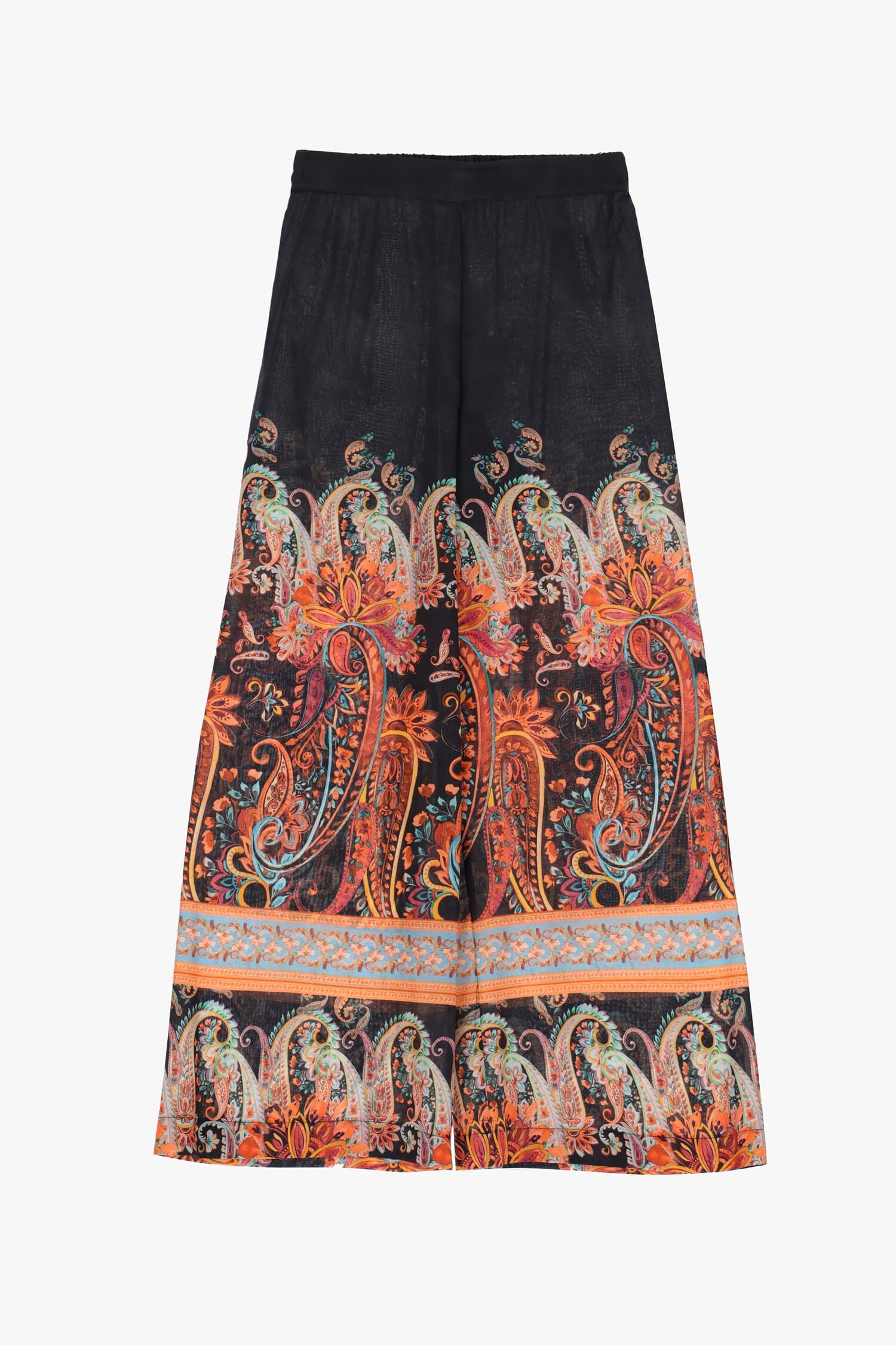 Pantaloni Ampia Stampa Floreale Dixie