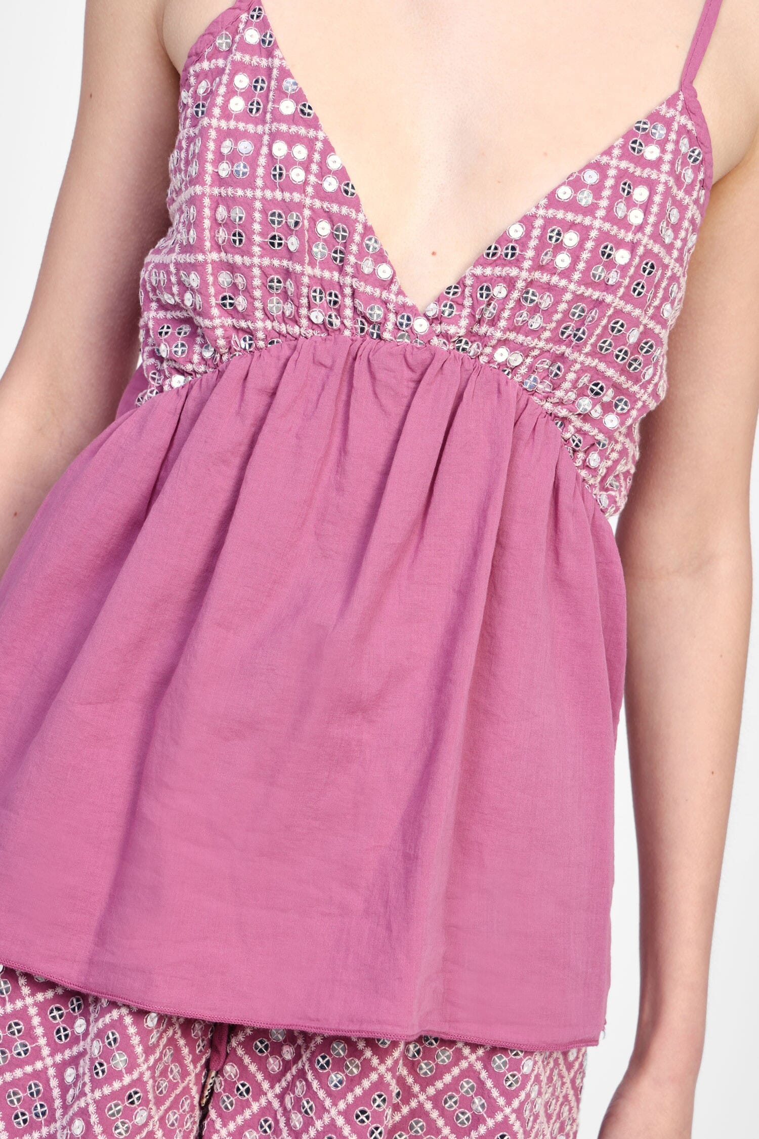 Top Con Spalline E Scollo A V Dixie