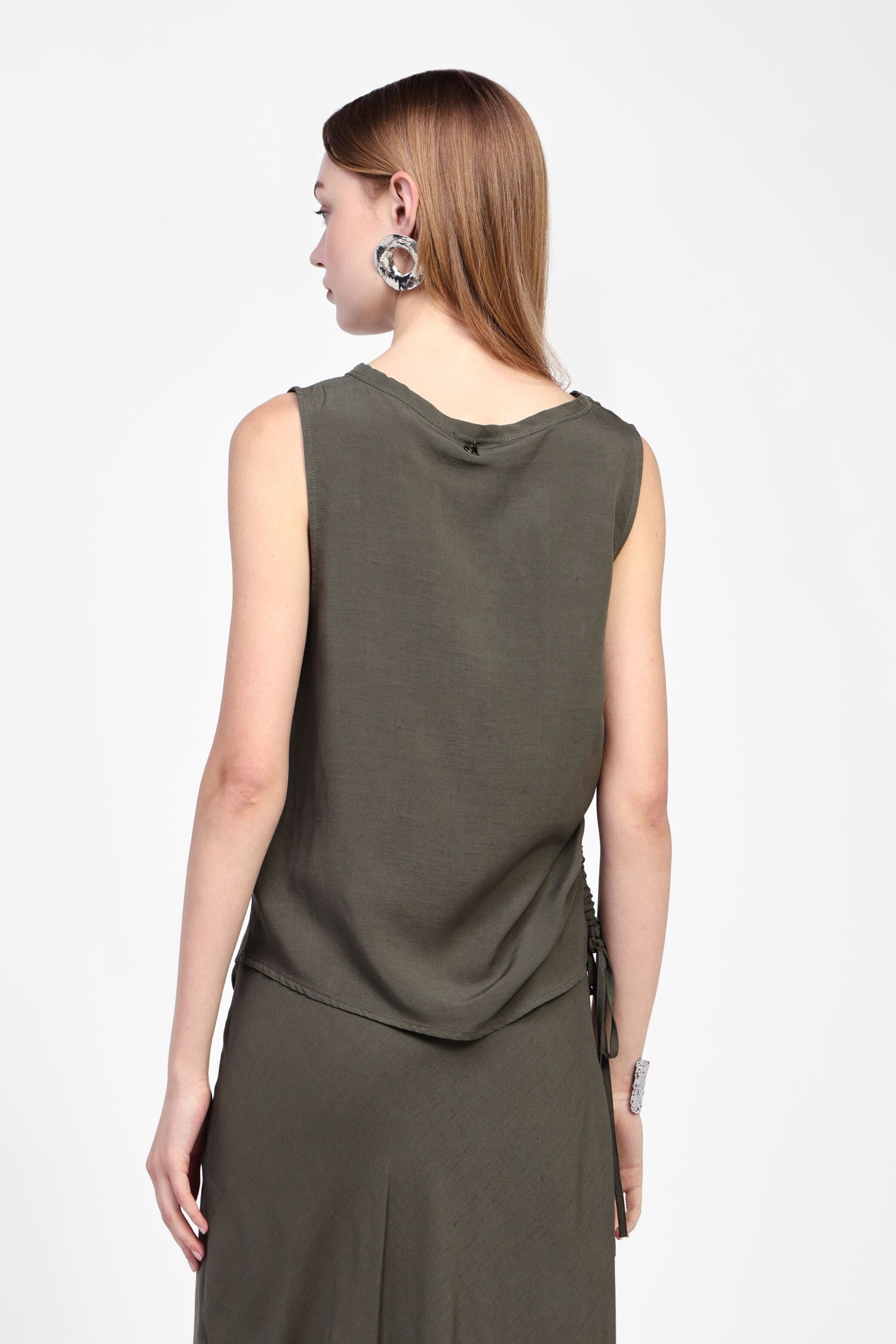 Dixie Sleeveless Top with Side Ties