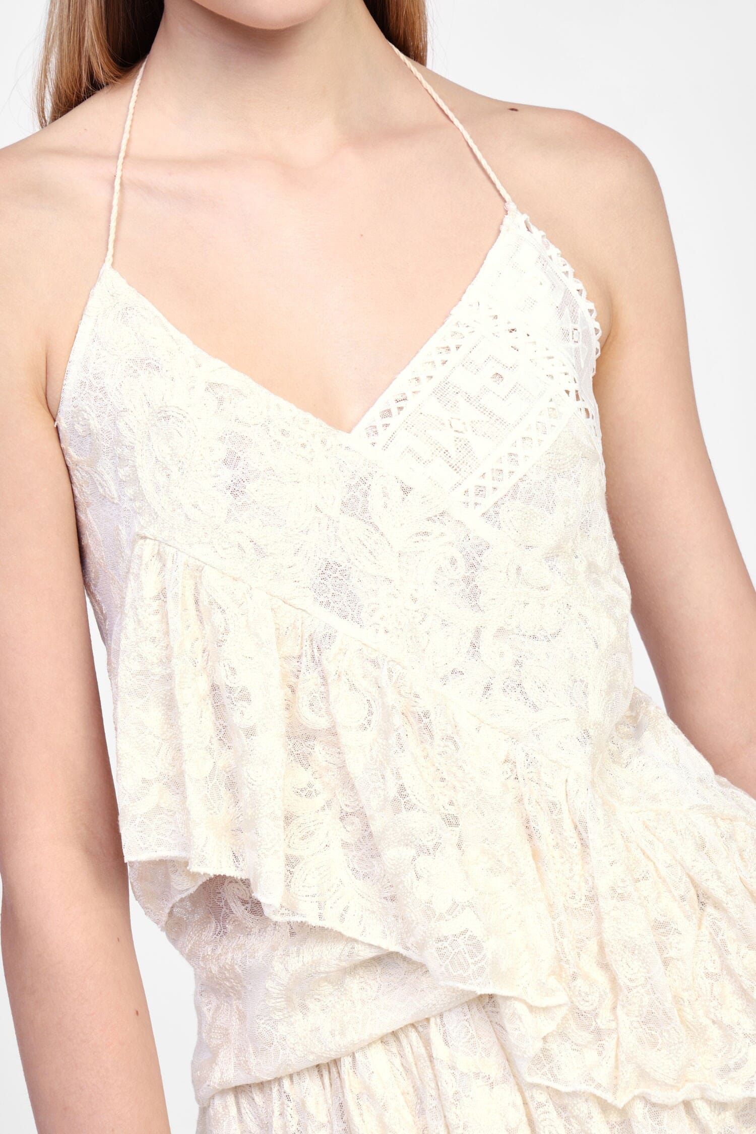 Top Con Spalline E Scollo A V Dixie