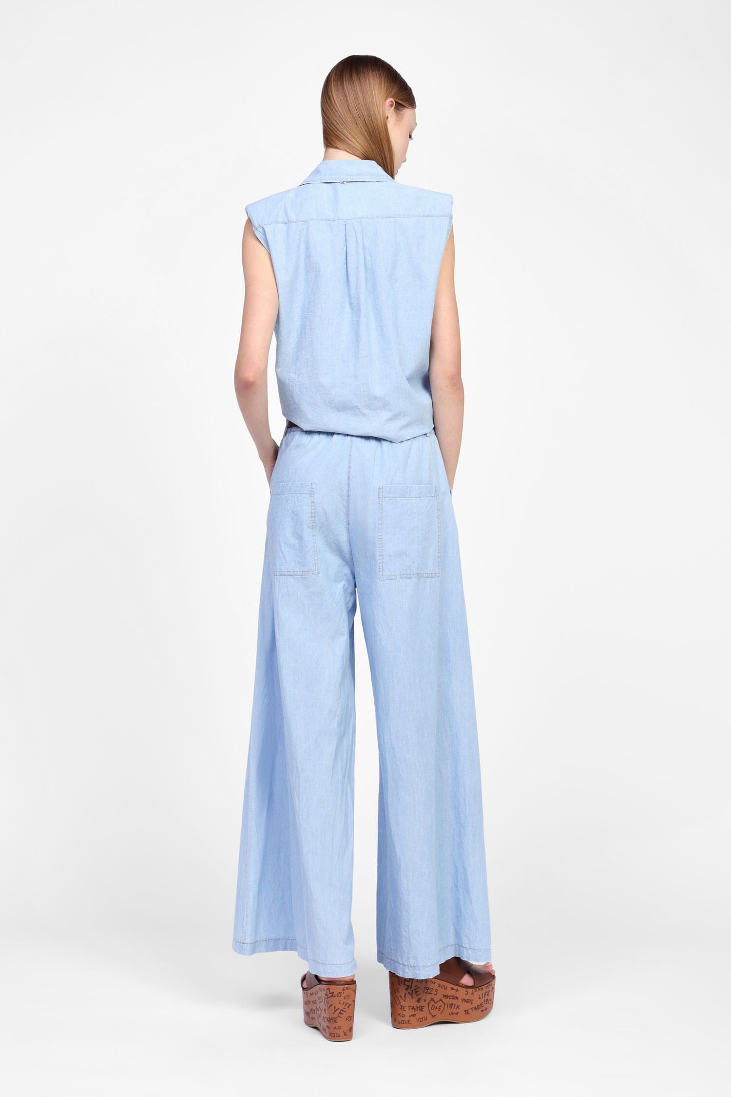 Pantaloni Ampi A Vita Alta Dixie