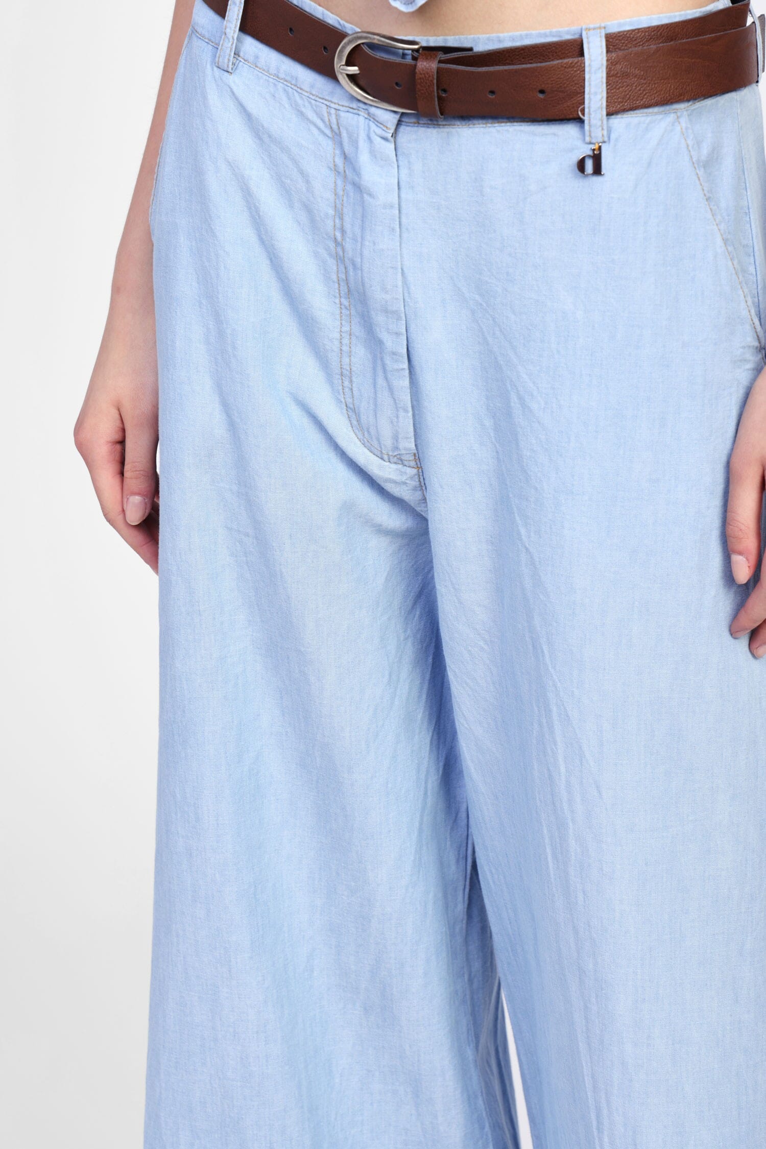 Pantaloni Ampi A Vita Alta Dixie