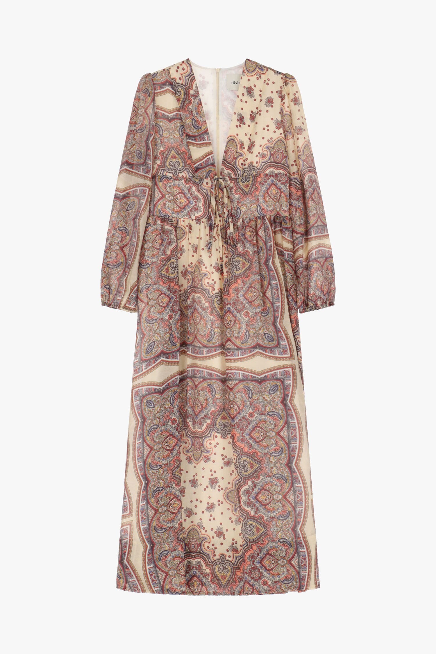 Long Dress With Dixie Fantasy Print