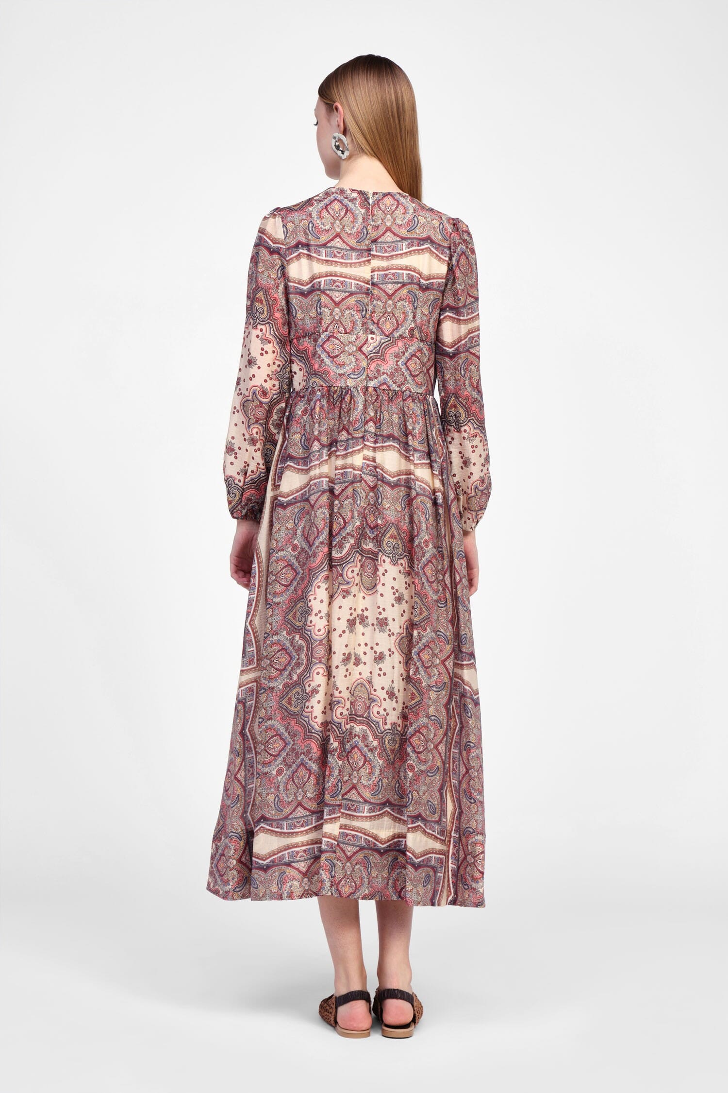 Long Dress With Dixie Fantasy Print