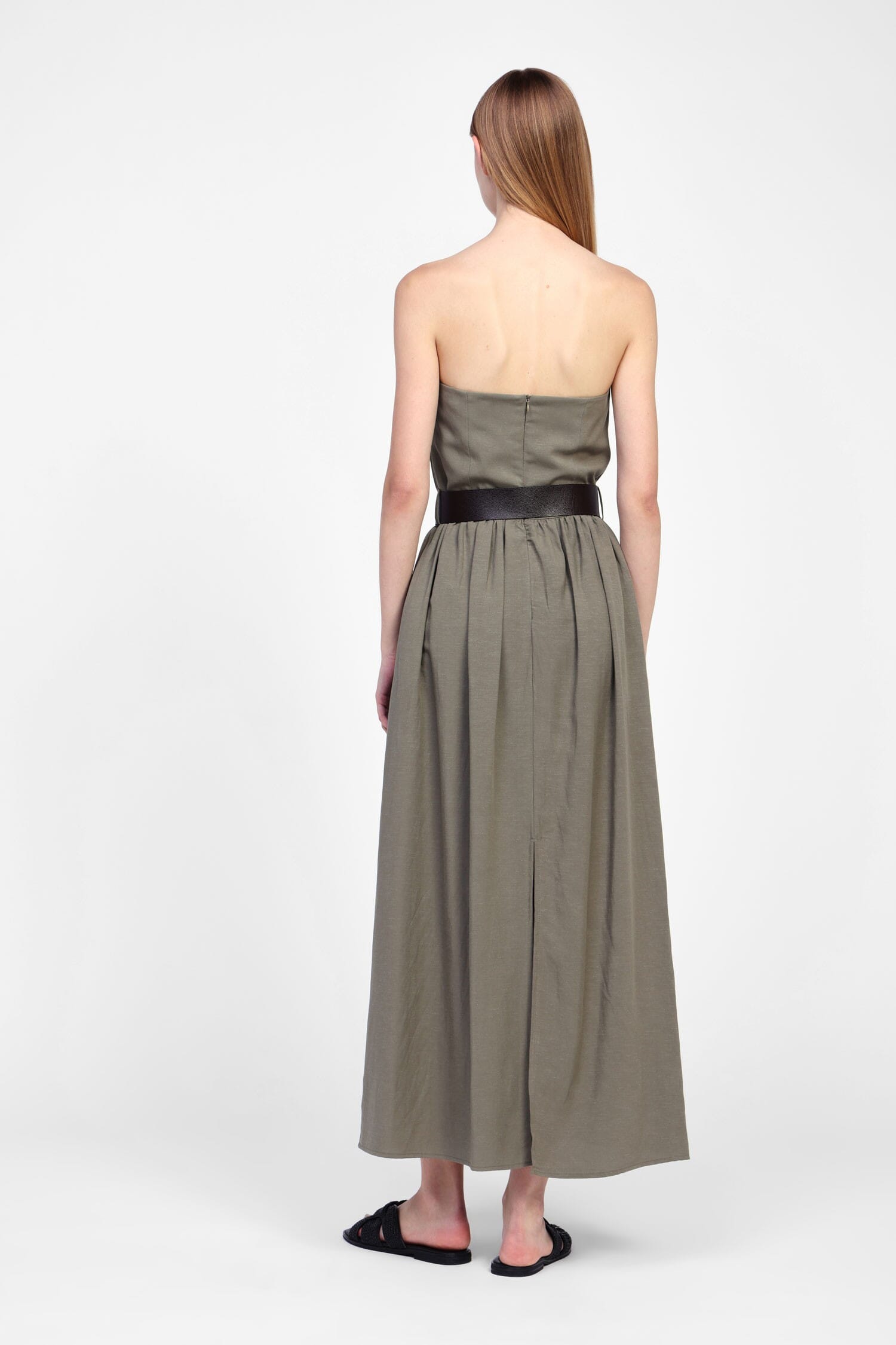 Abito Lungo Con Cintura Regolabile Dixie