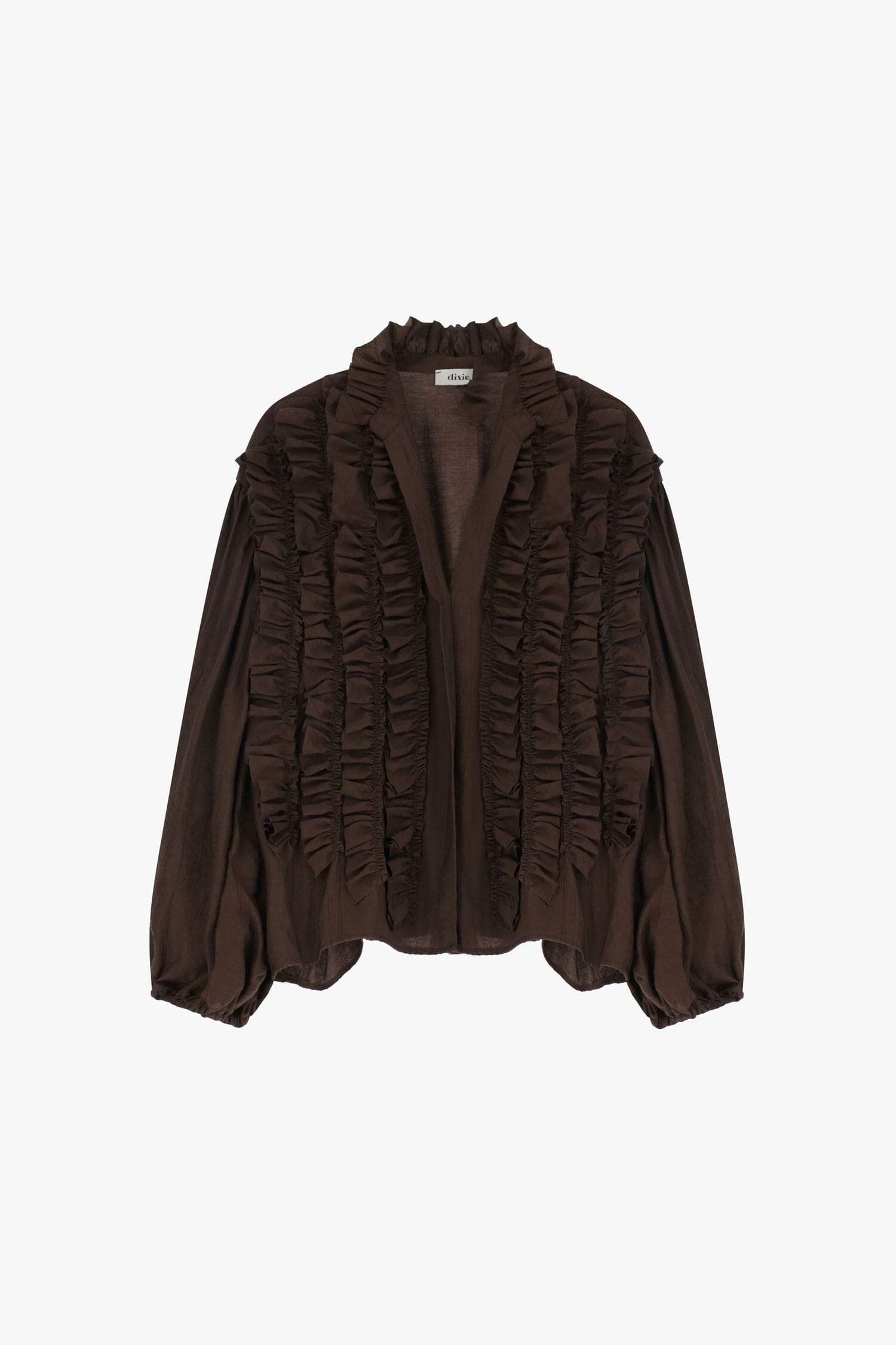 Camicia Con Volant E Maniche Ampie Dixie