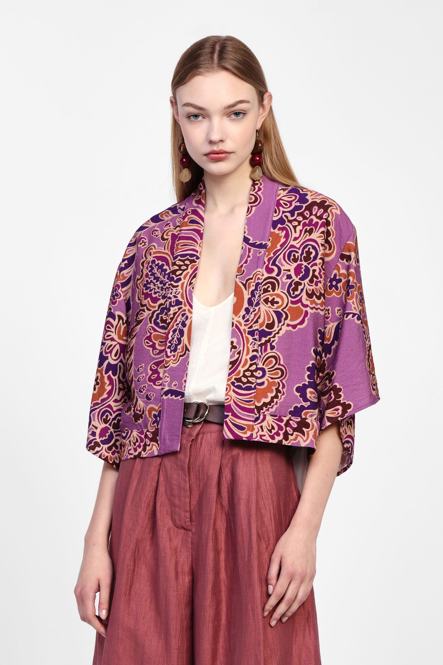 Dixie Wide Floral Pattern Shirt