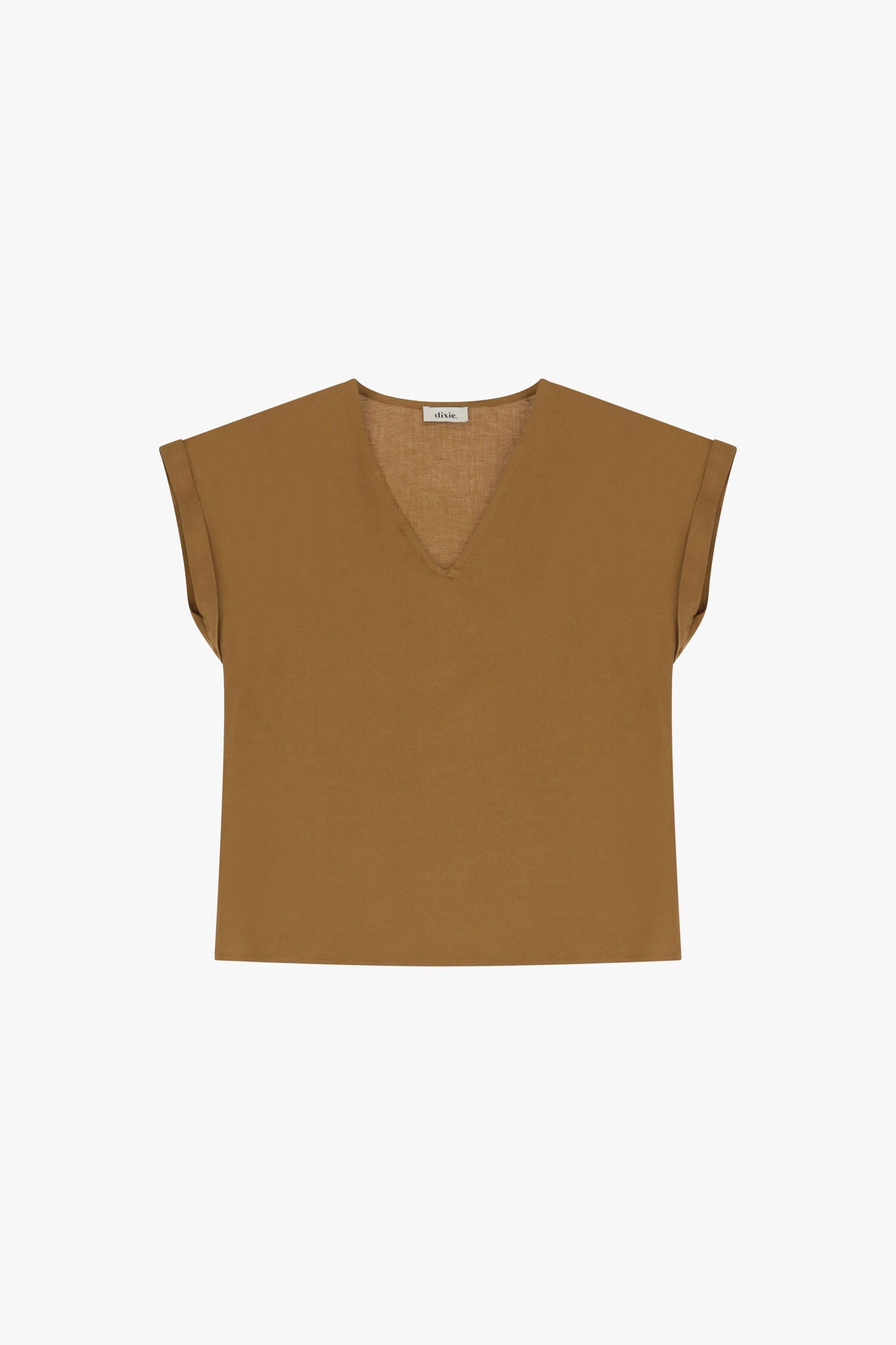 Camicia Con Scollo A V E Maniche Corte Dixie