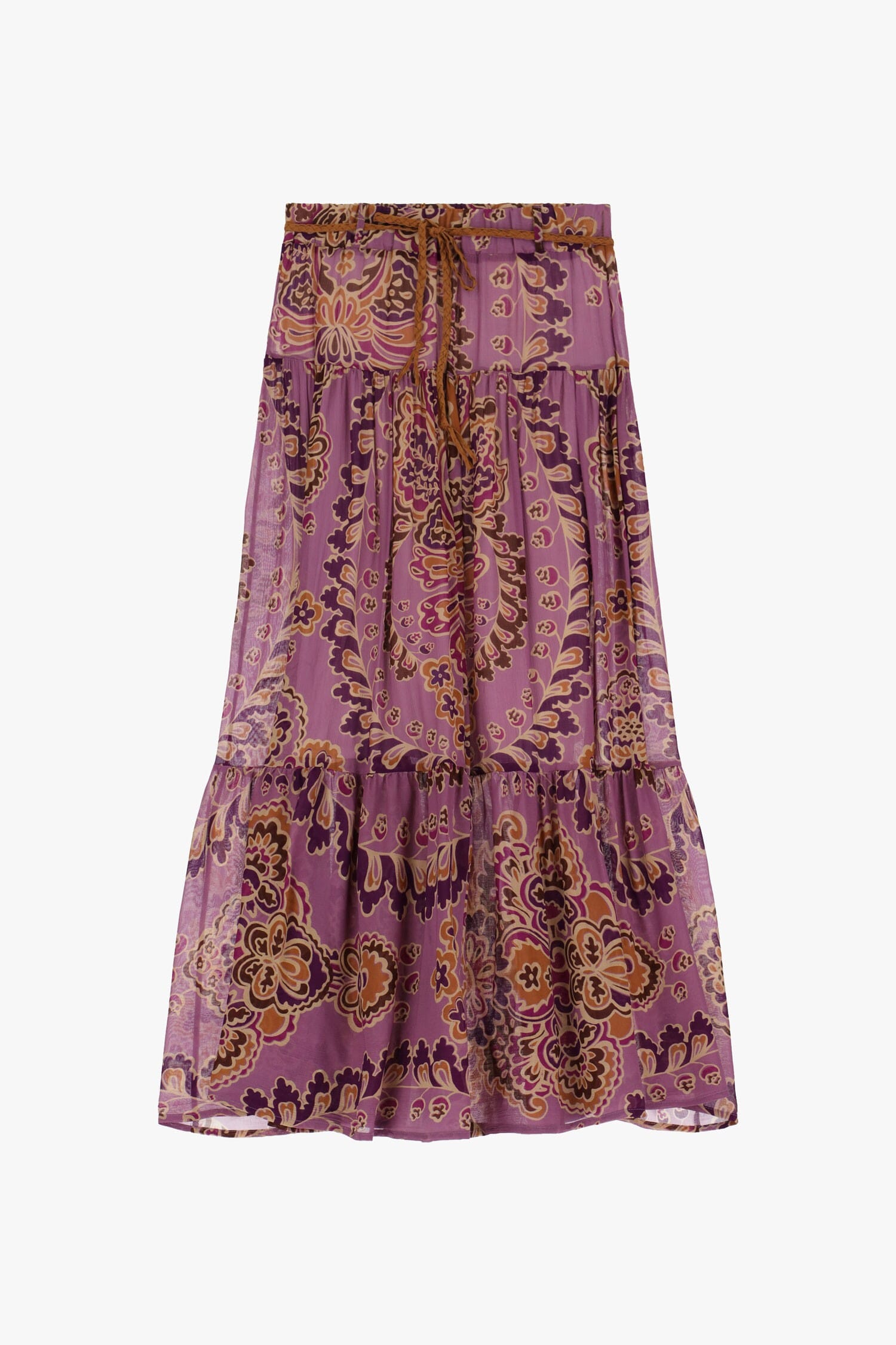 Gonna Fluida Con Stampa Floreale Dixie