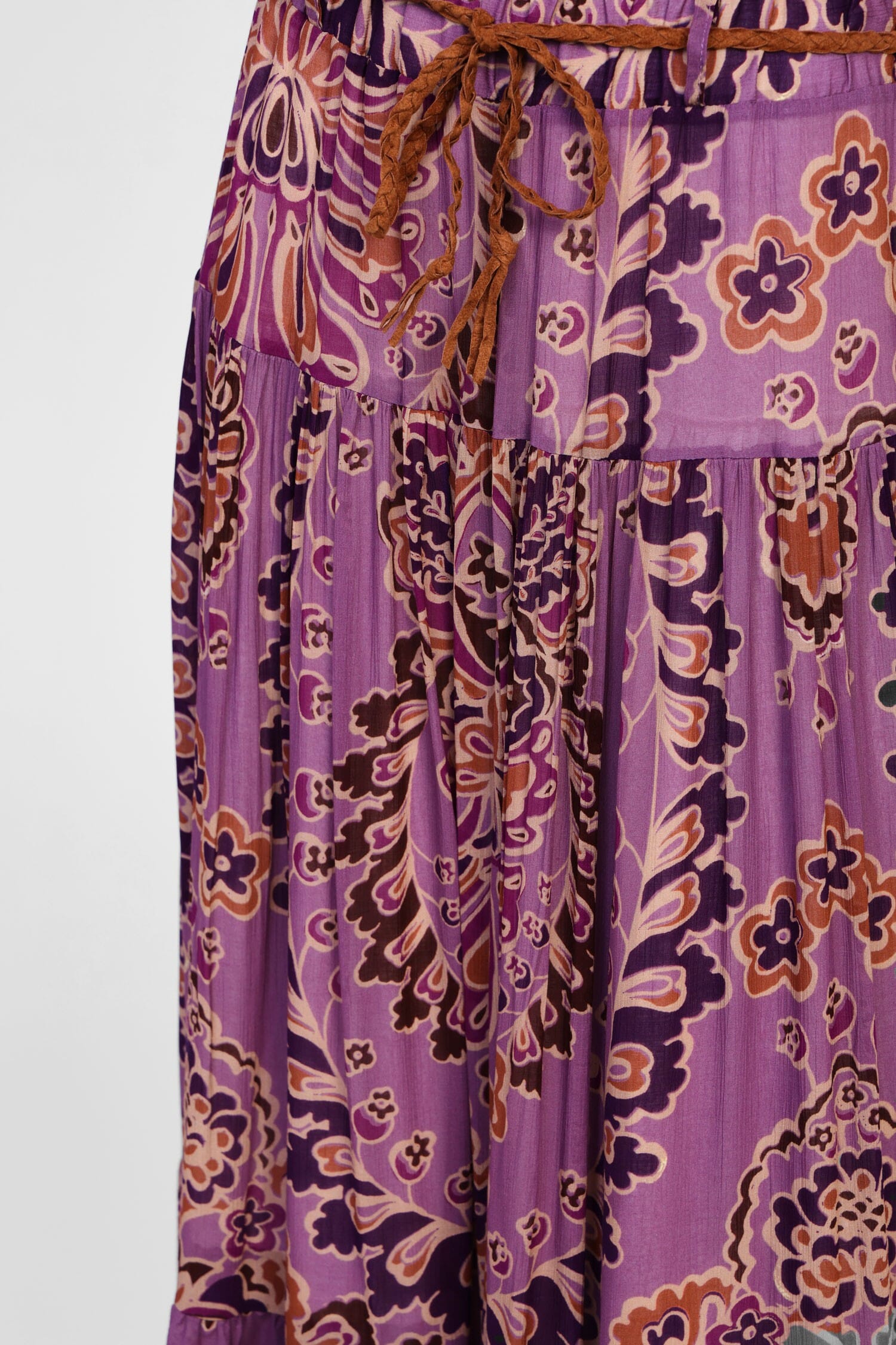 Gonna Fluida Con Stampa Floreale Dixie