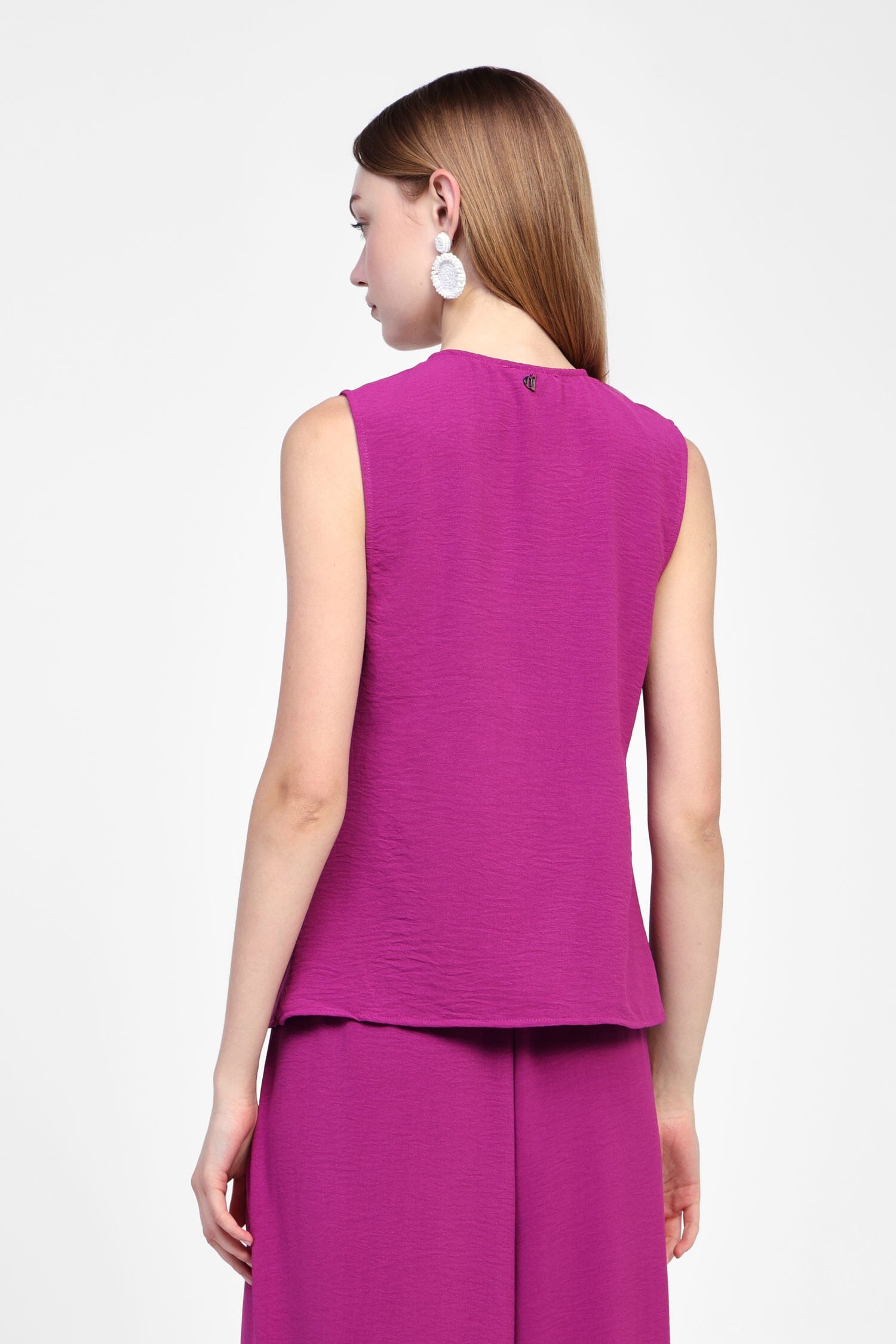 Top Senza Maniche Con Allacciatura Dixie