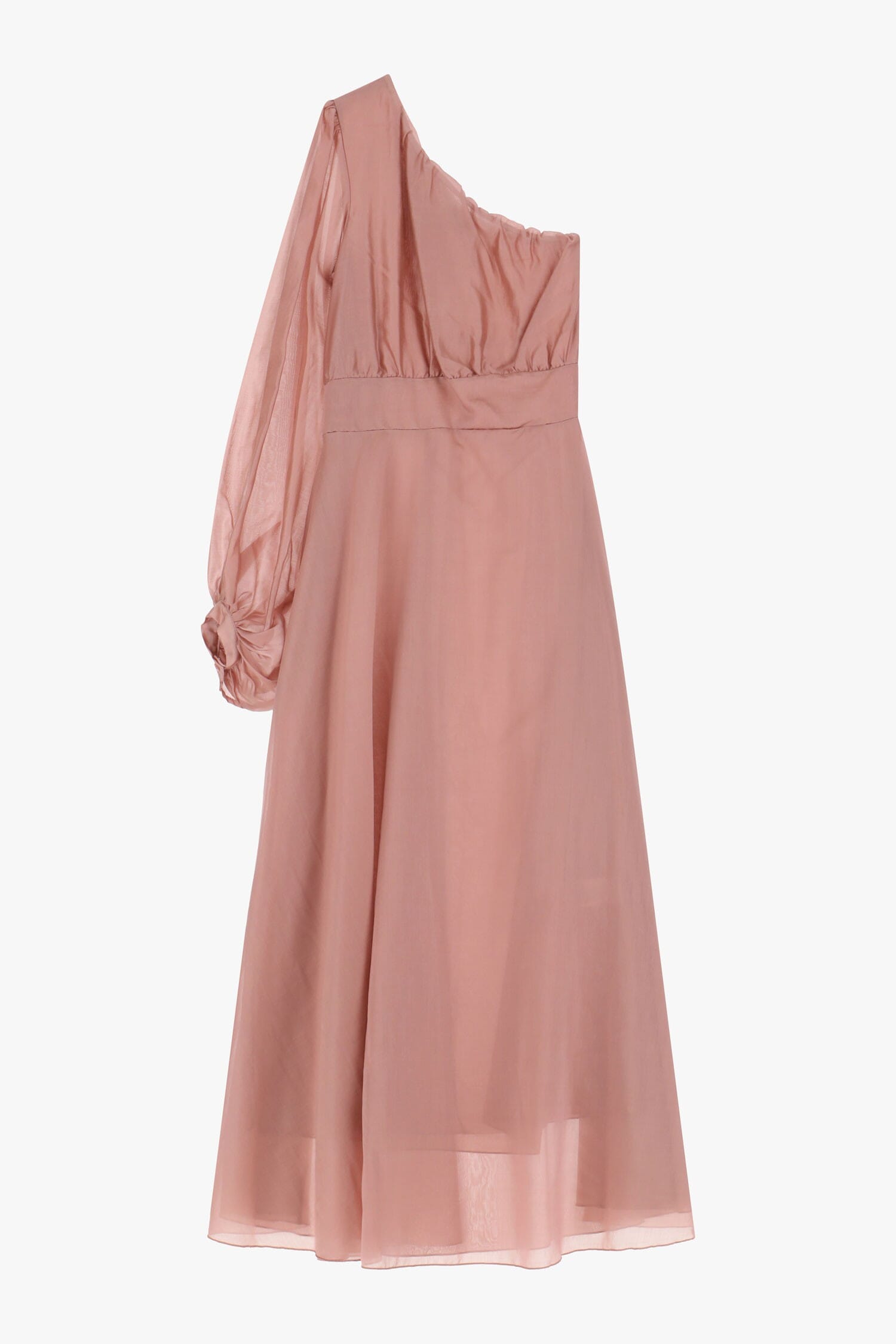 Abito Lungo Con Manica Asimmetrica Dixie