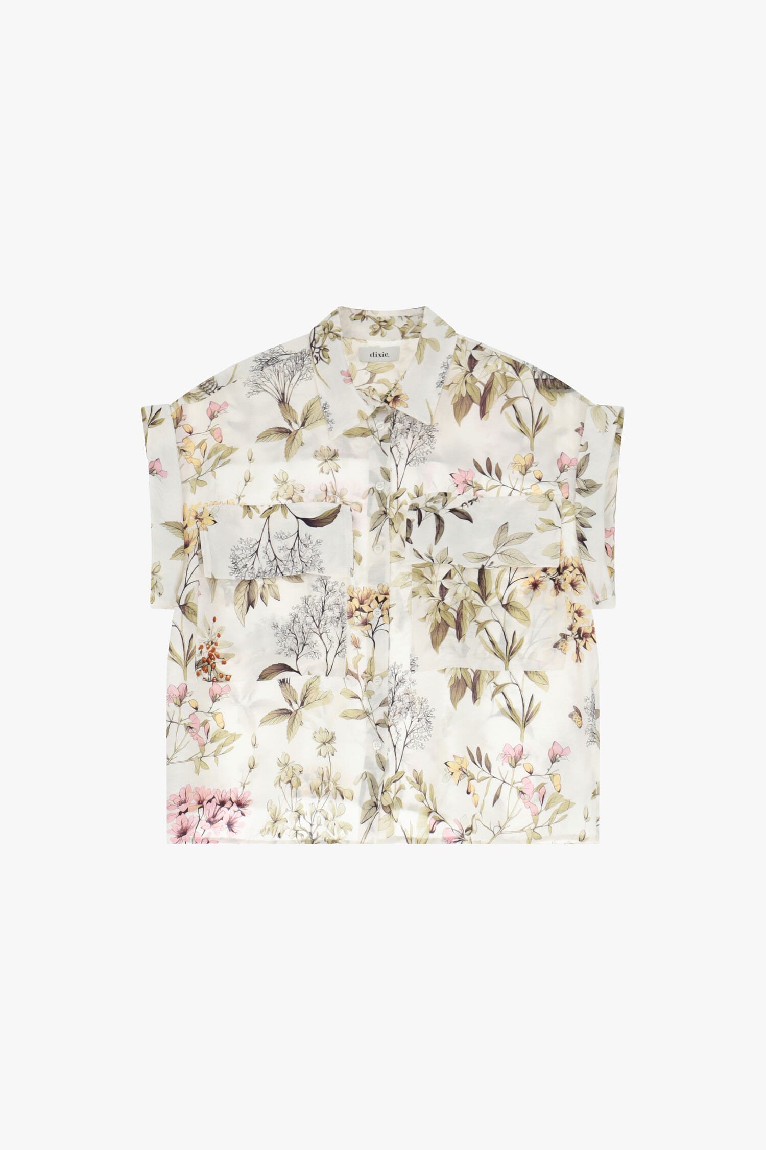 Chemise à motif floral et poches Dixie