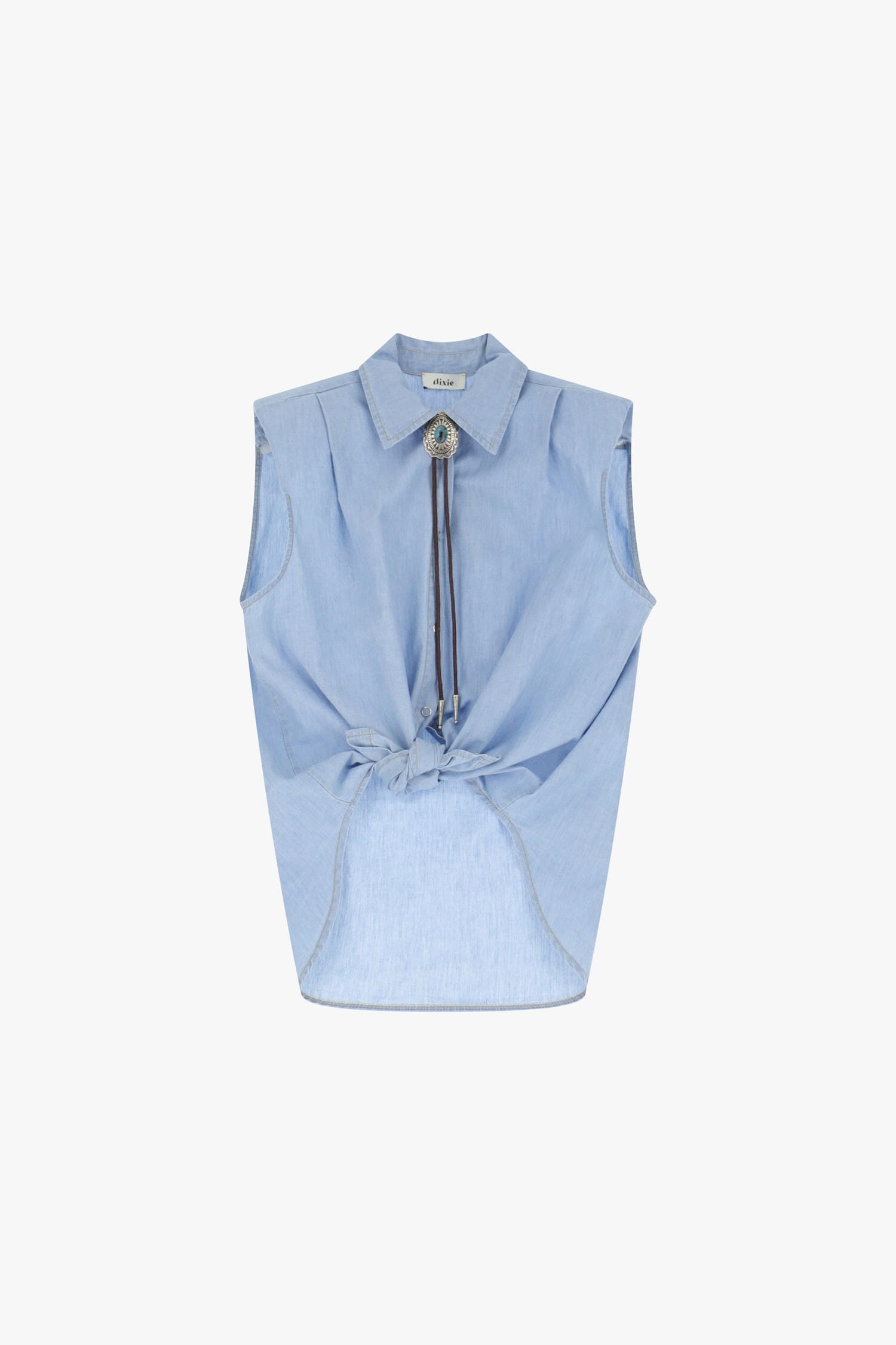 Camicia Senza Maniche Con Colletto Dixie