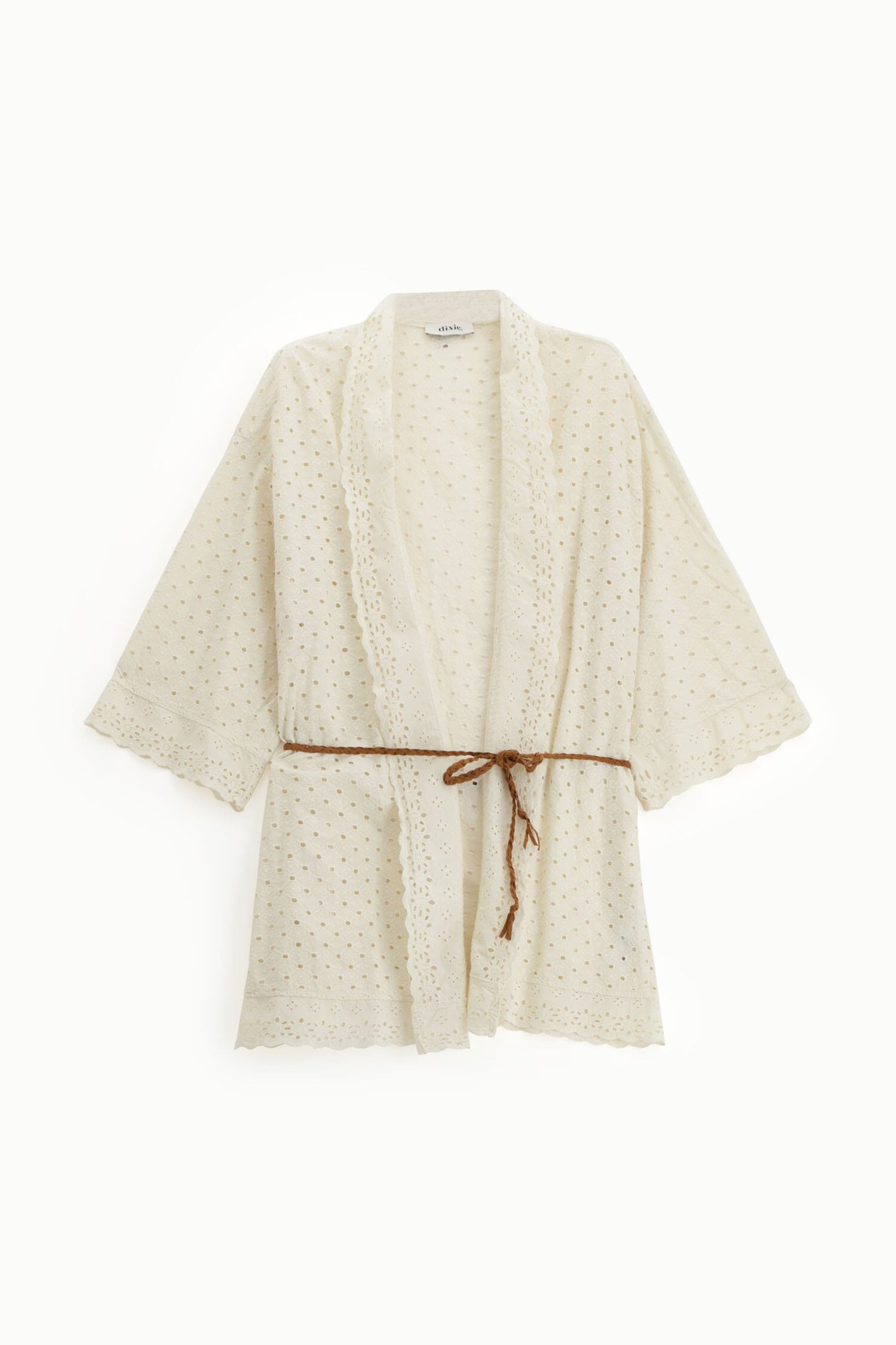 Cappotto Traforato Con Cintura Regolabile Dixie