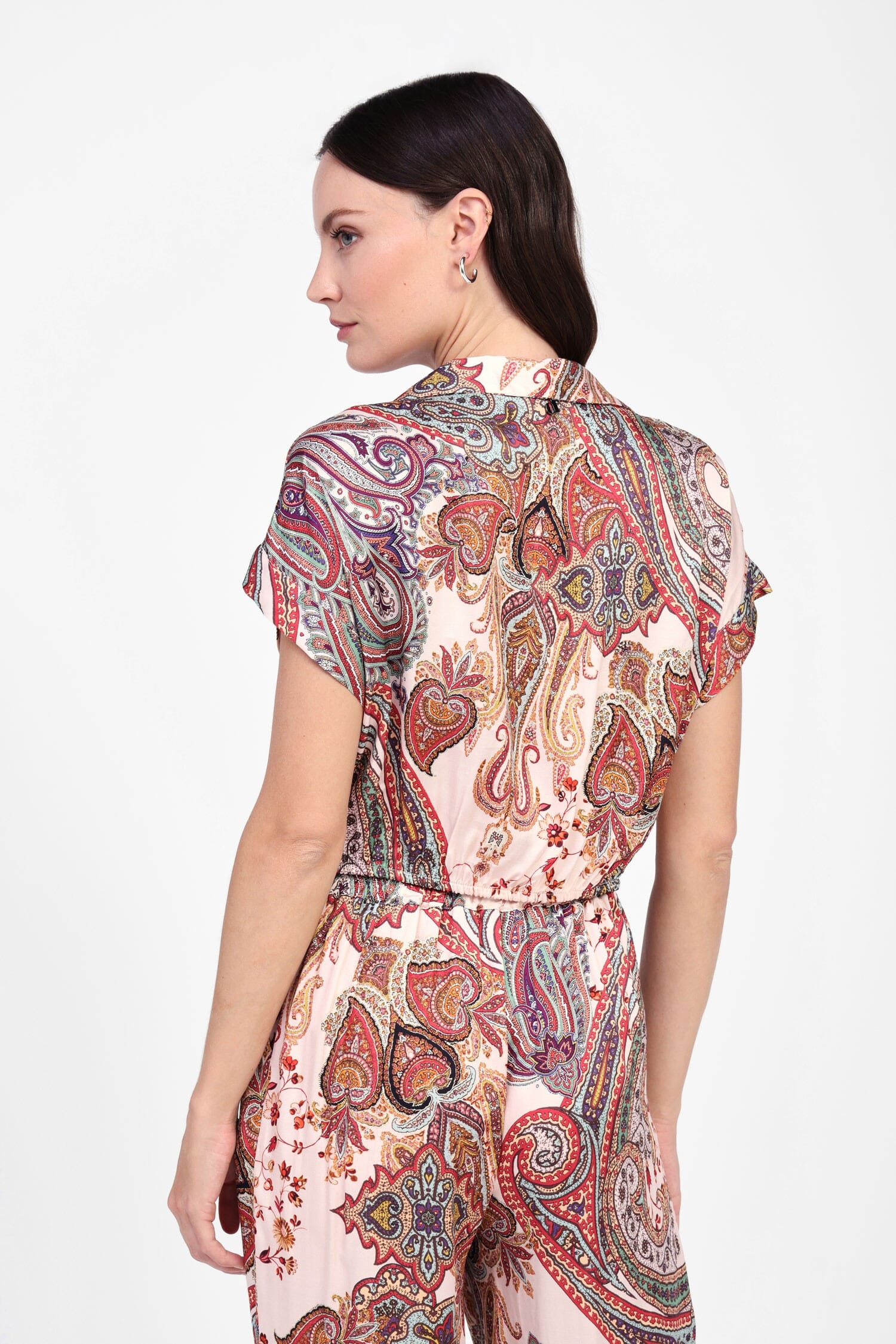 T-Shirt A Maniche Corte Con Nodo Dixie