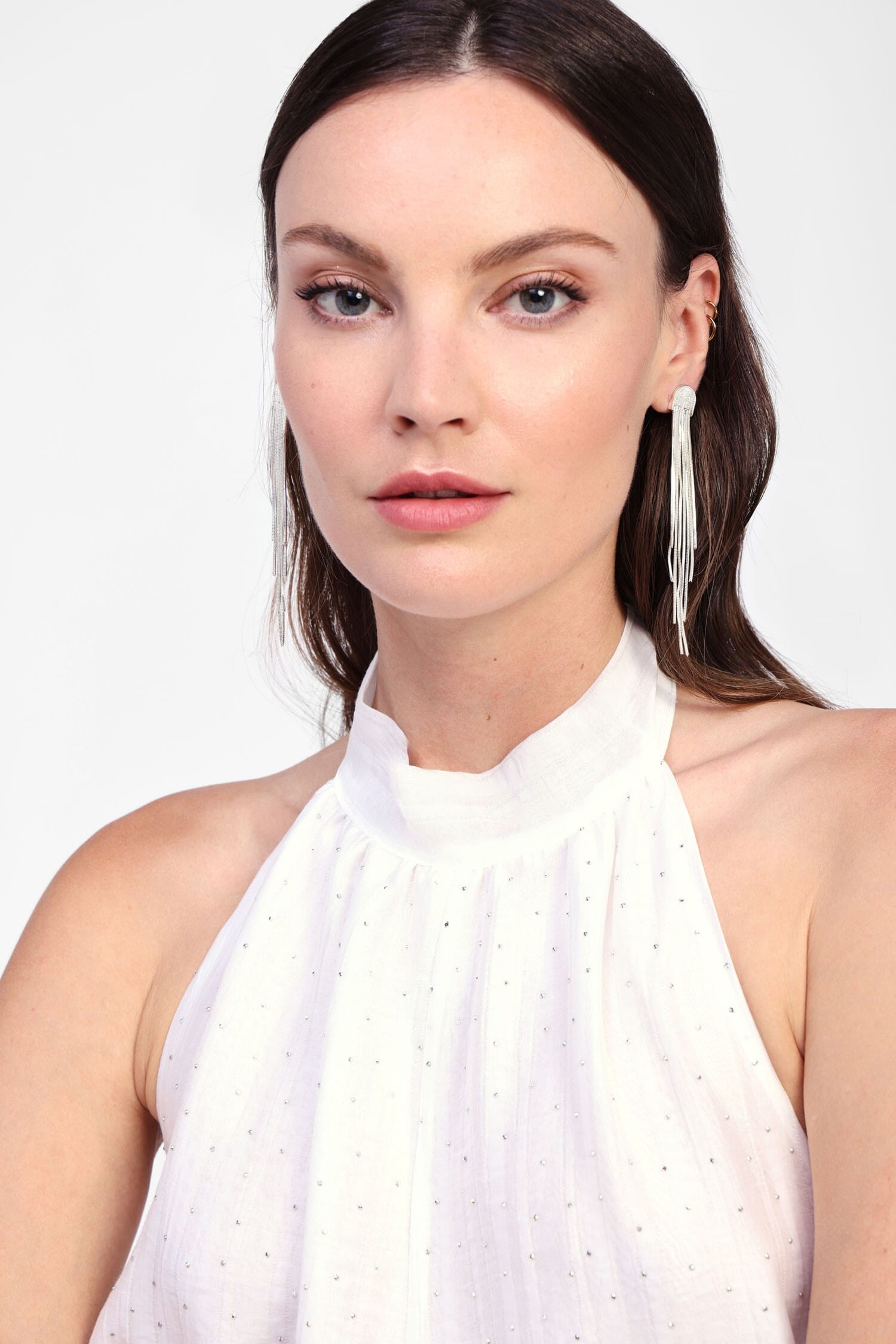 Vestito Lungo Con Collo Allacciato Dixie