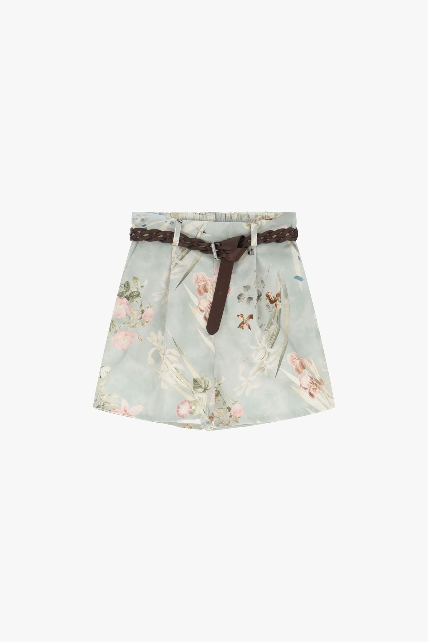 Shorts A Vita Alta Con Cintura Intrecciata Dixie