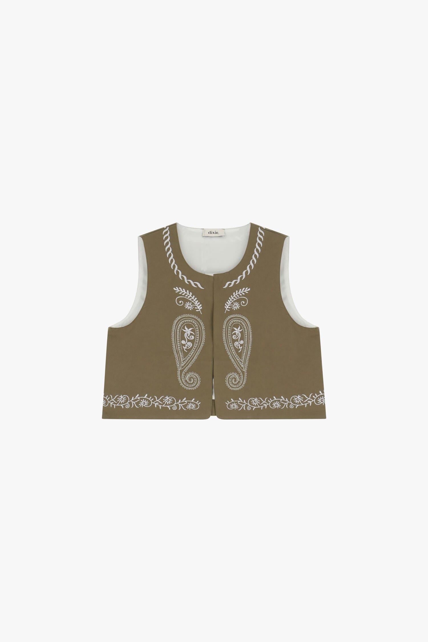 Gilet Con Ricamo Ornamentale Dixie