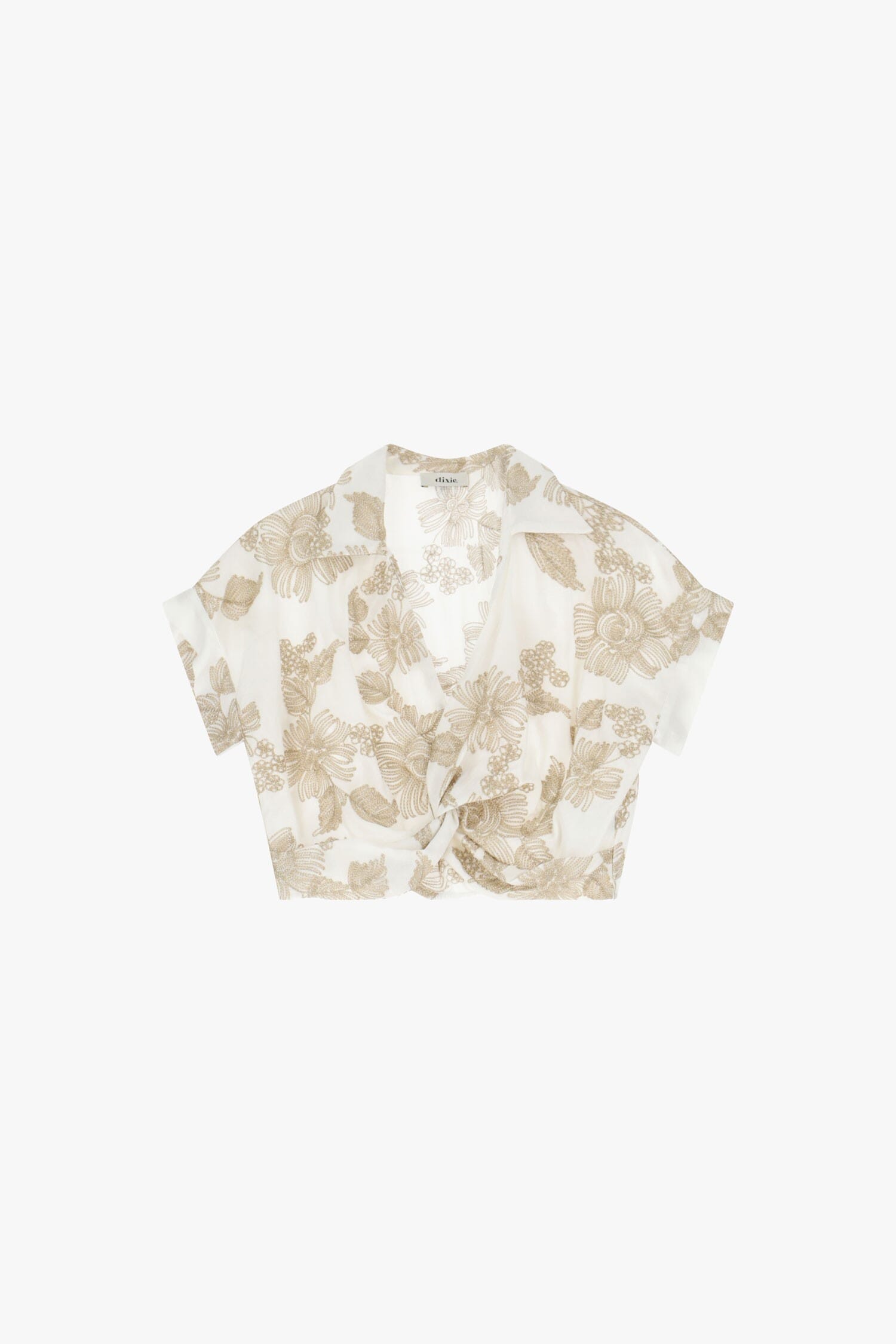Camicetta A Maniche Corte Con Motivo Dixie