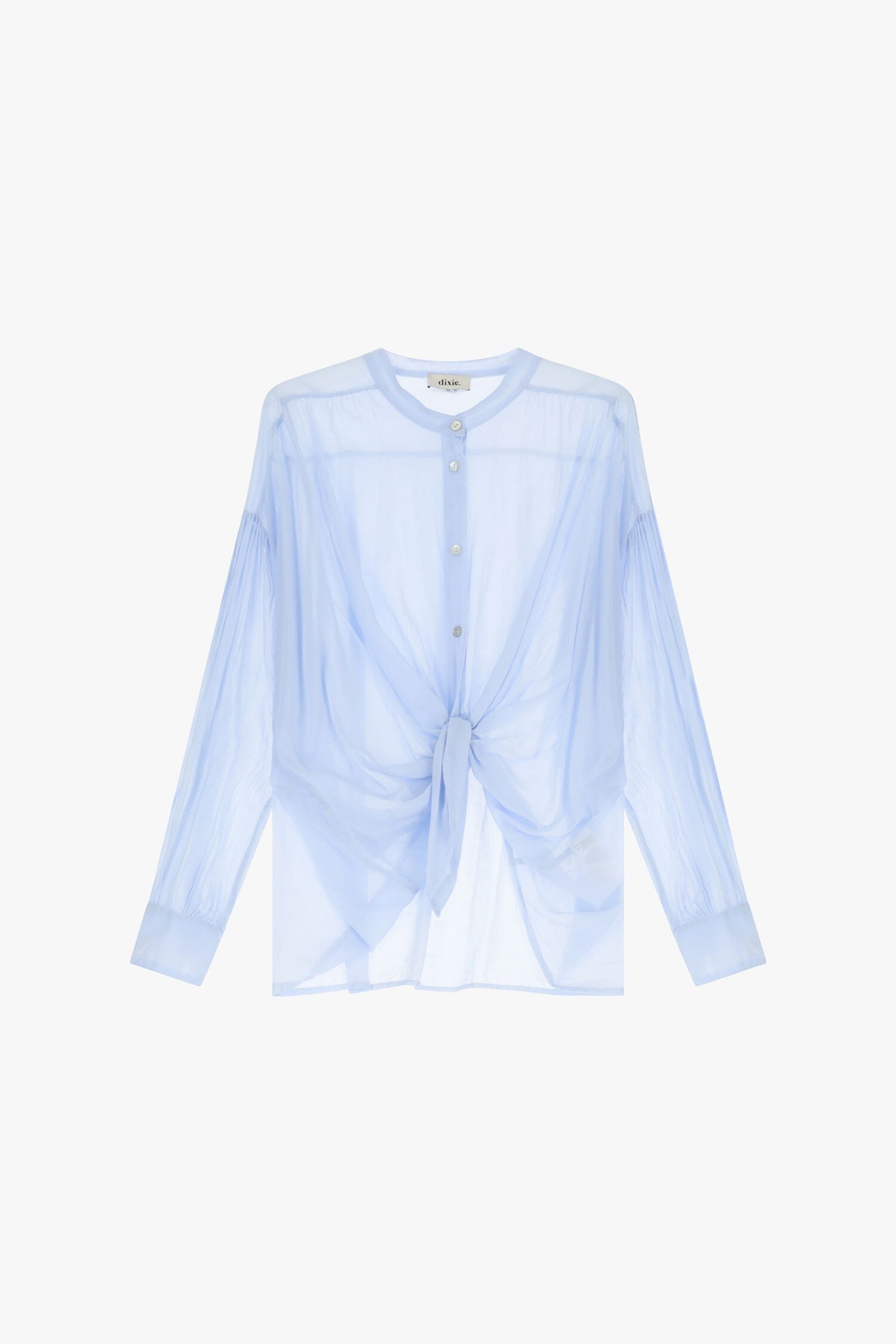 Camicia Con Nodo Frontale E Bottoni Dixie