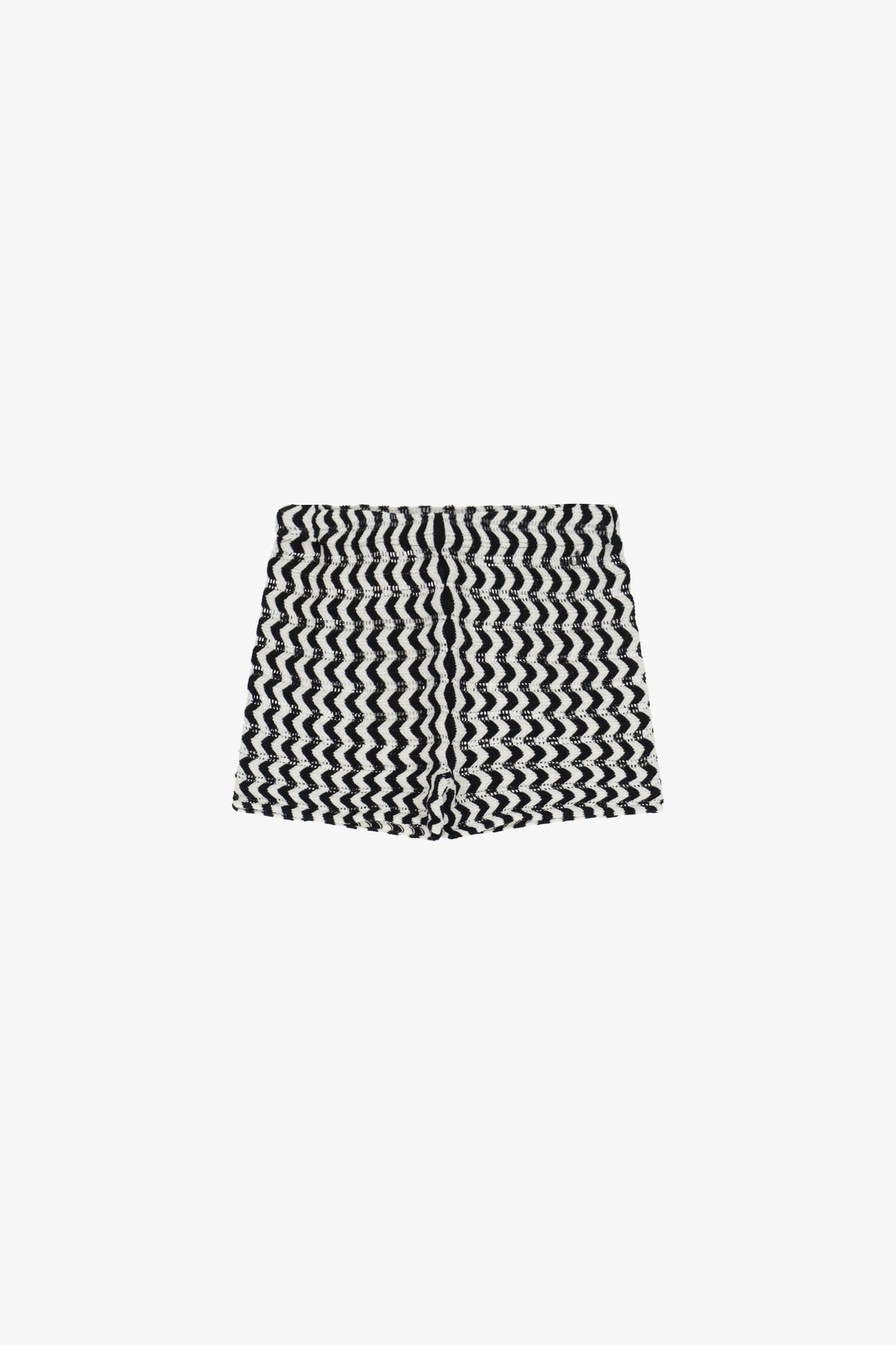 Shorts A Zigzag Con Vestibilità Dixie