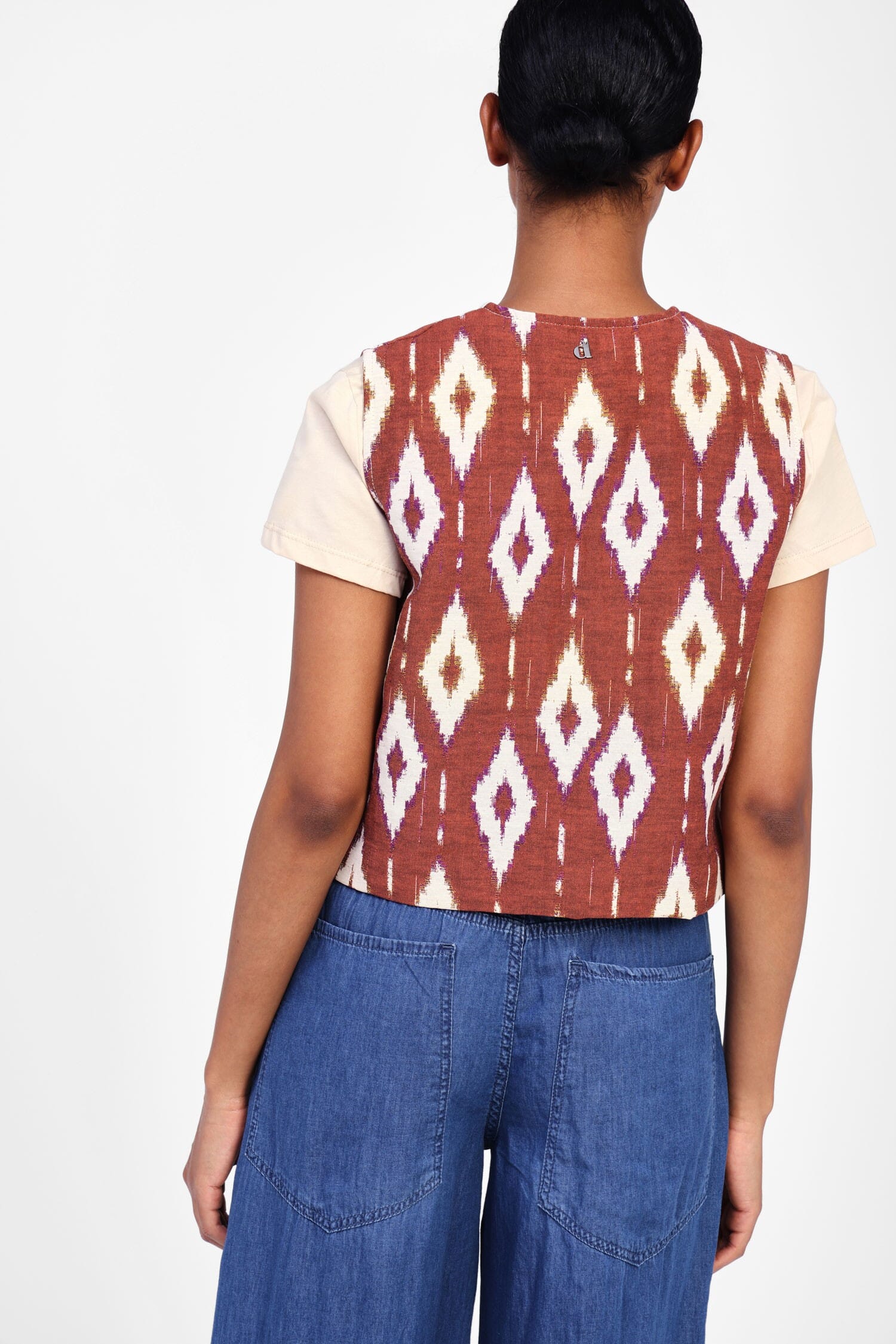 Gilet Con Motivo Geometrico Dixie