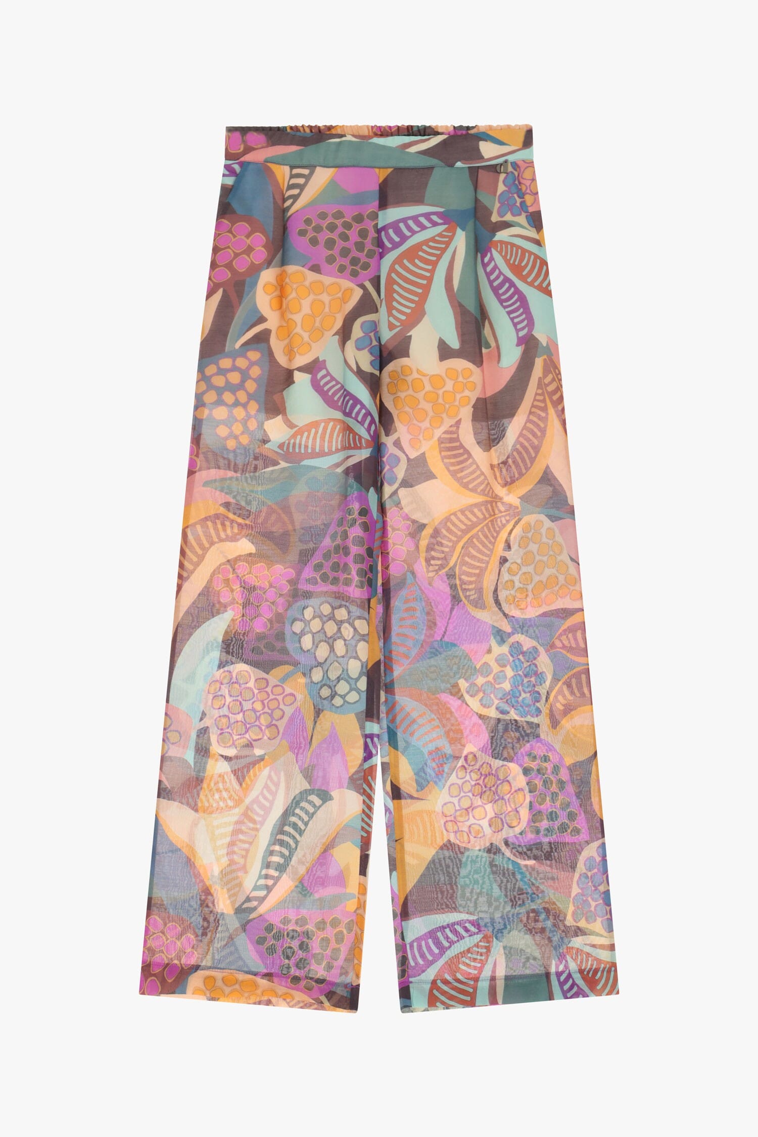 Pantaloni Ampi Con Motivo Floreale Dixie