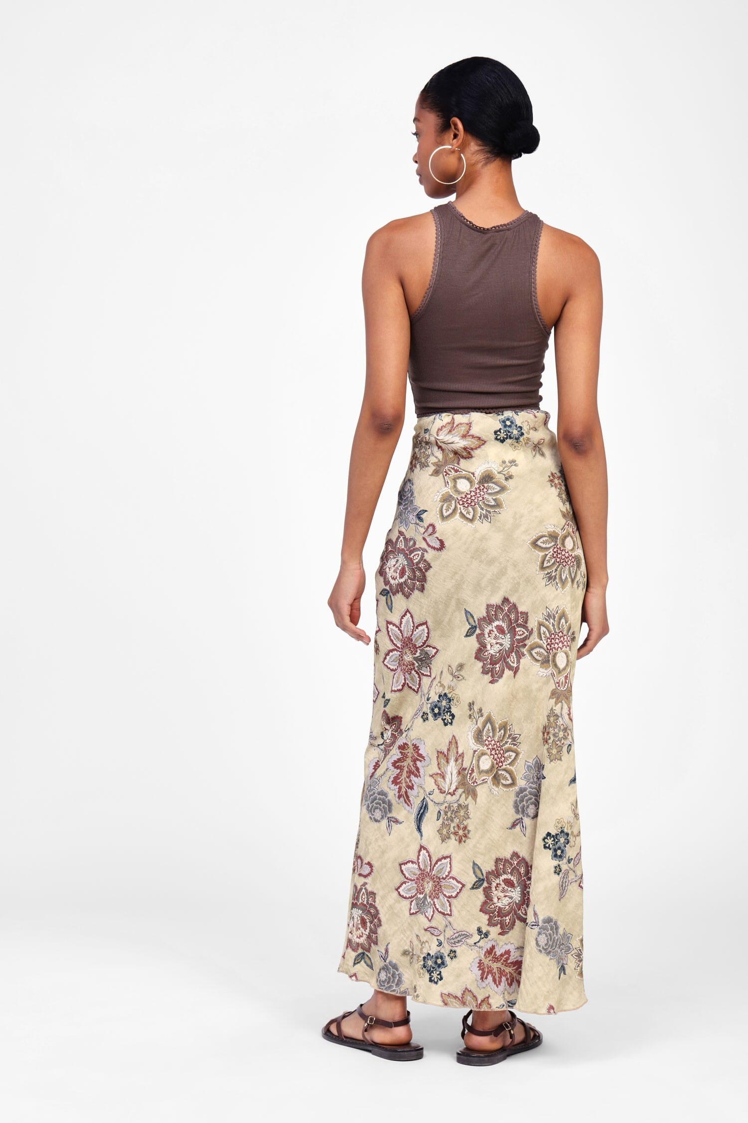 Dixie Floral Fantasy Medium Skirt