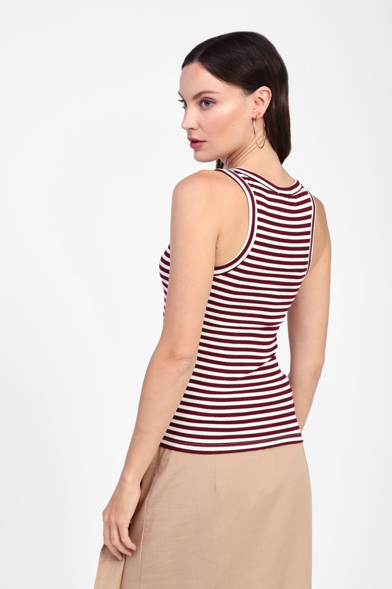 Top A Righe Con Scritta Dixie