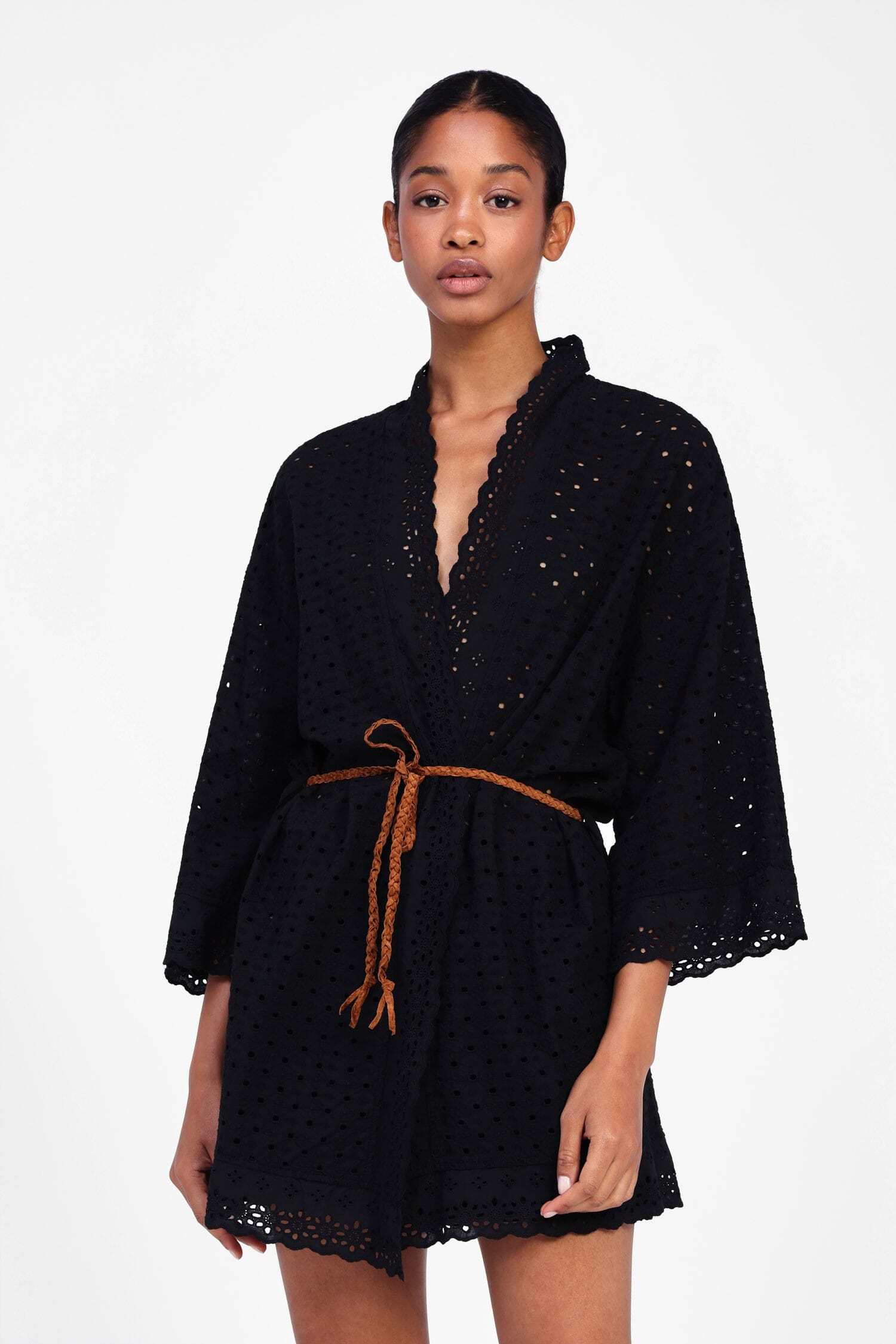 Cappotto Traforato Con Cintura Regolabile Dixie