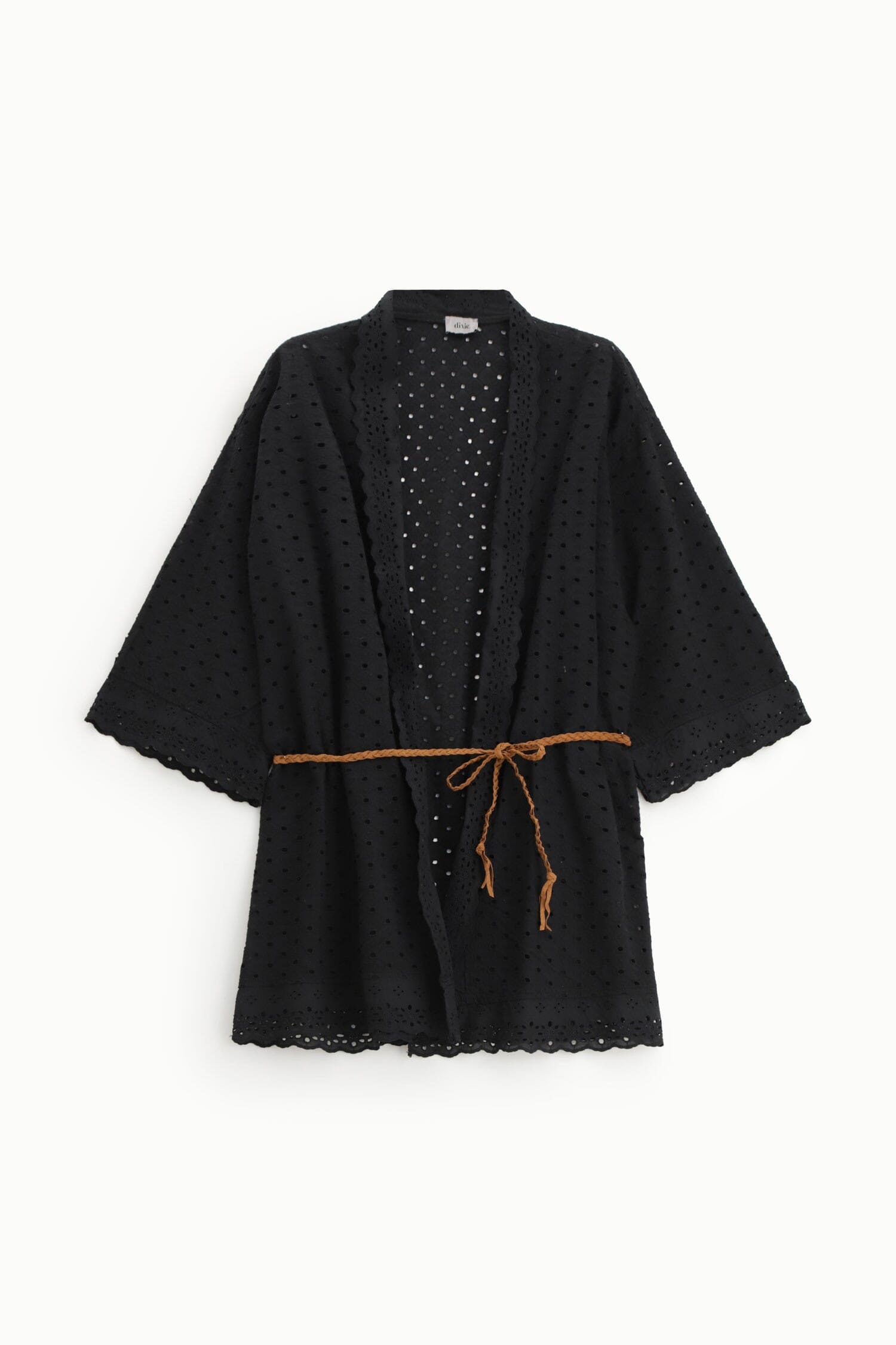 Cappotto Traforato Con Cintura Regolabile Dixie