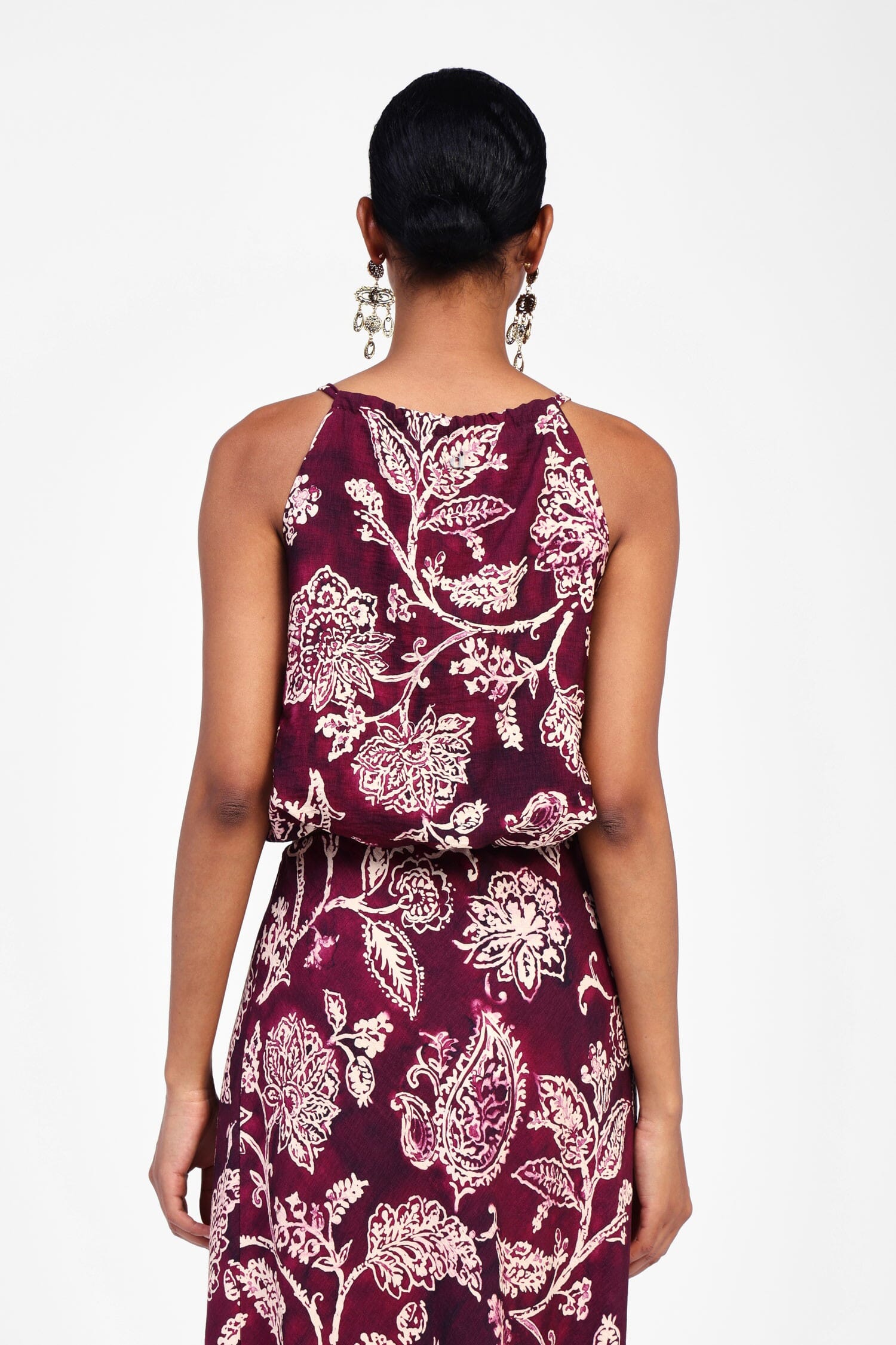 Top Con Spalline E Stampa Floreale Dixie