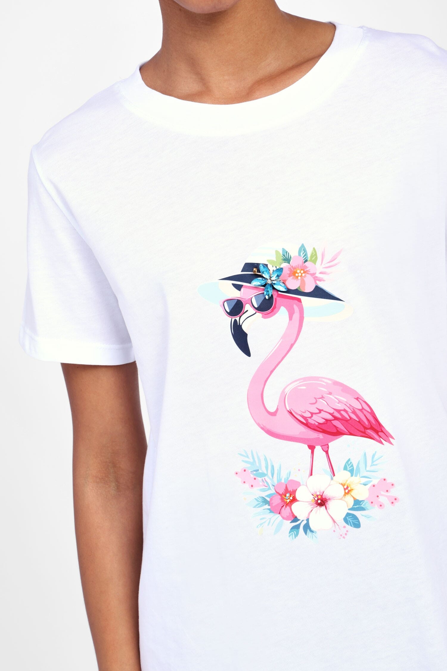 T-Shirt Con Stampa E Maniche Corte Dixie