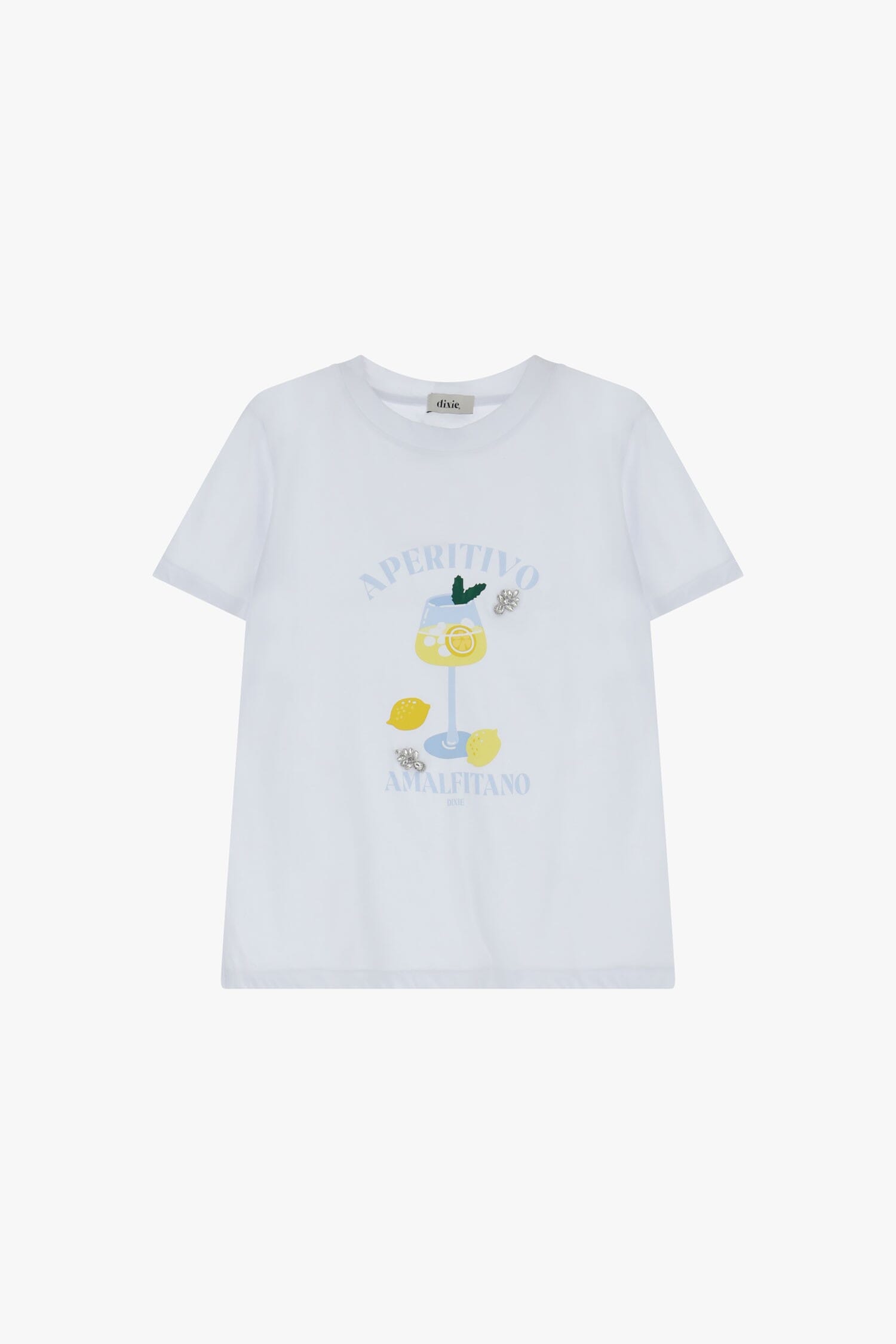 T-Shirt Con Stampa E Maniche Corte Dixie