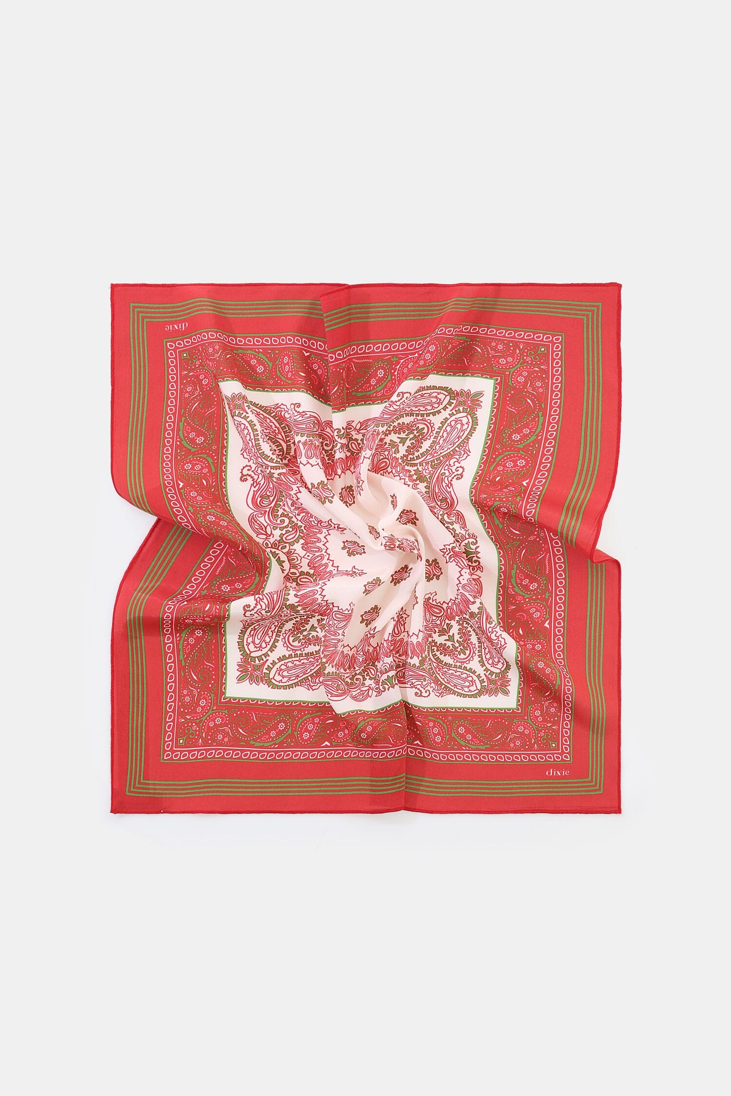 Square Scarf With Dixie Paisley Pattern