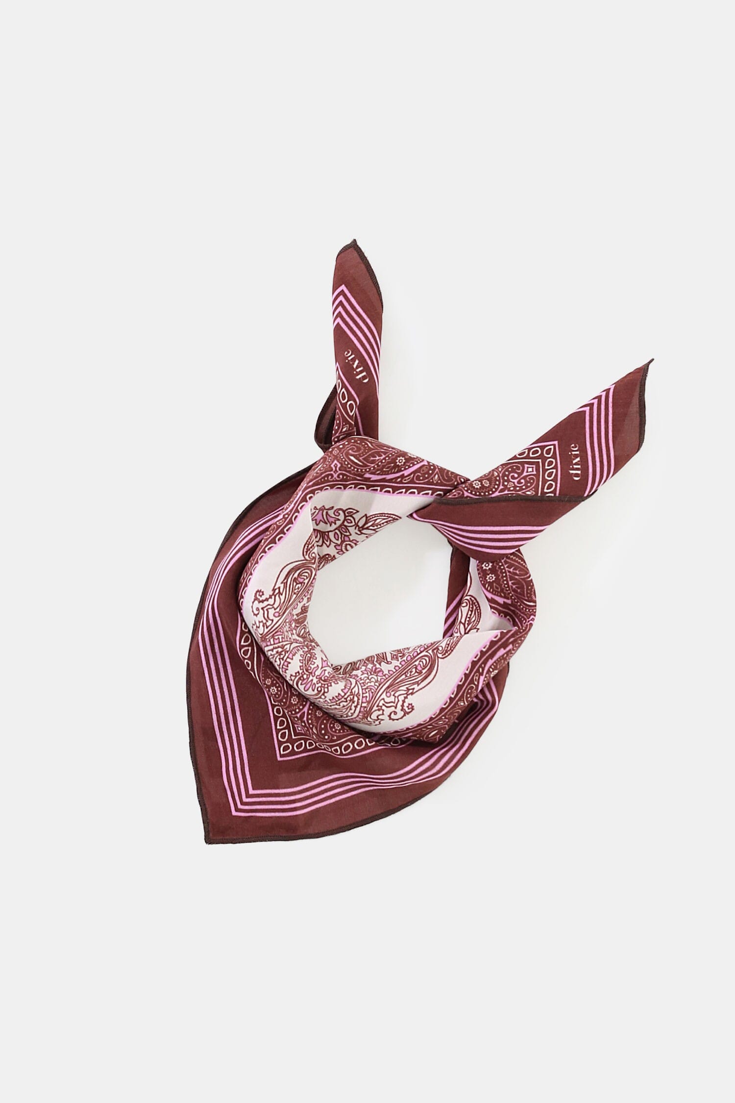 Square Scarf With Dixie Paisley Pattern