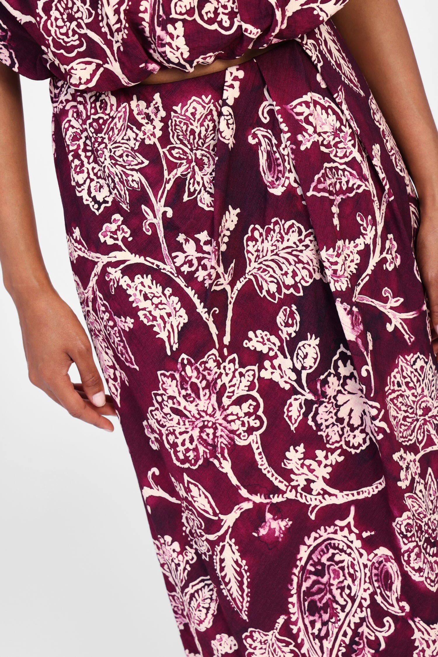 Gonna Lunga Stampata Floreale Dixie