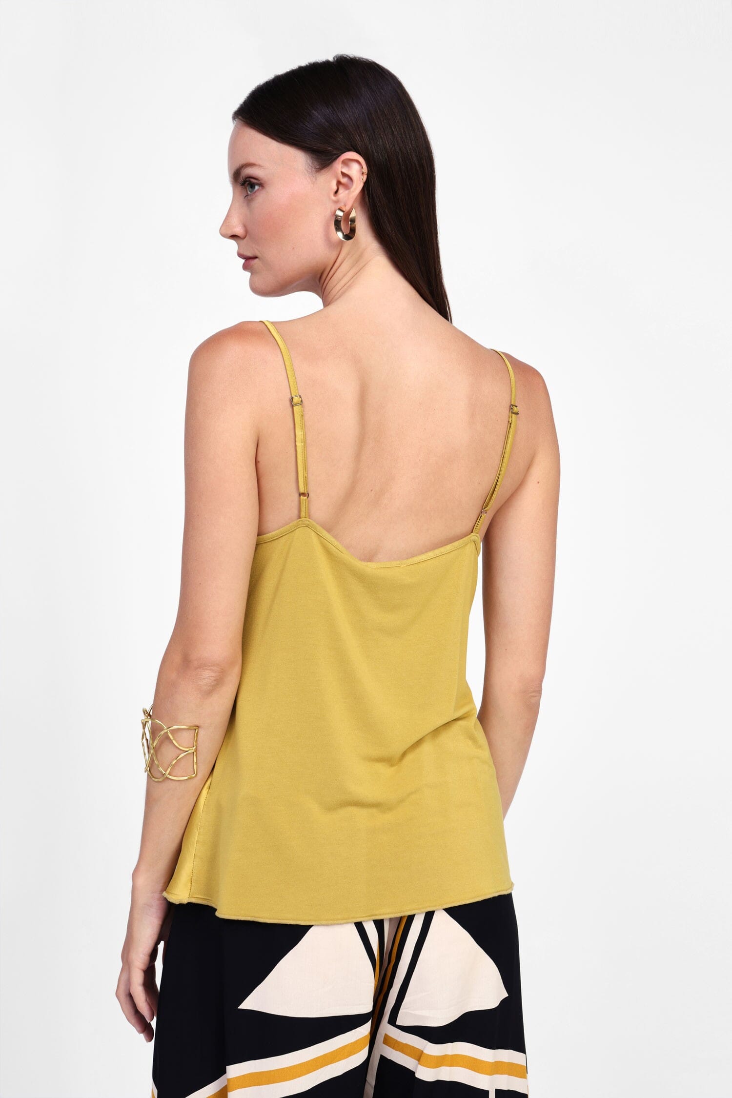 Top Con Spalline Sottili E Drappeggio Dixie