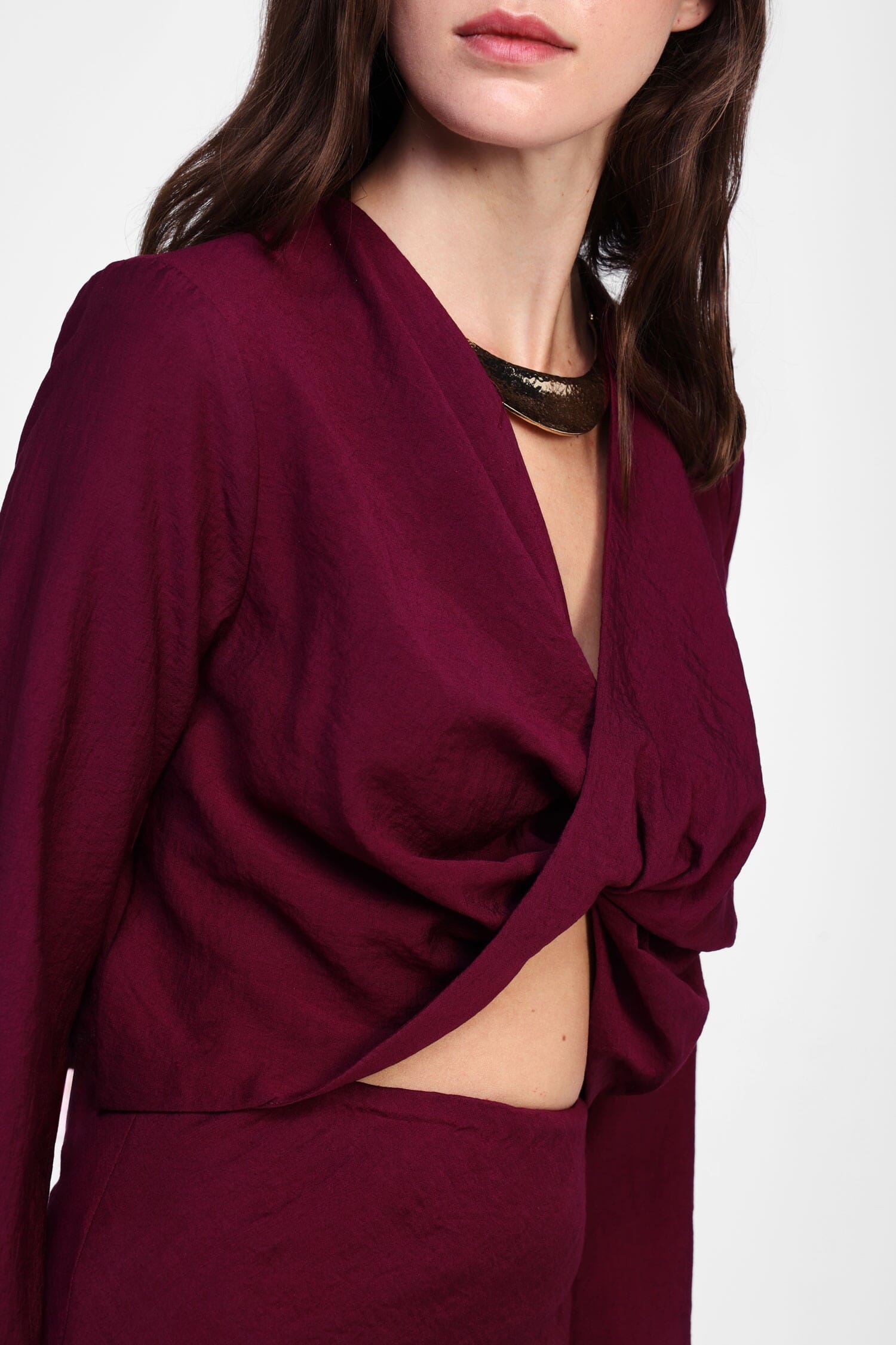 Dixie Short Top With Wide Sleeves