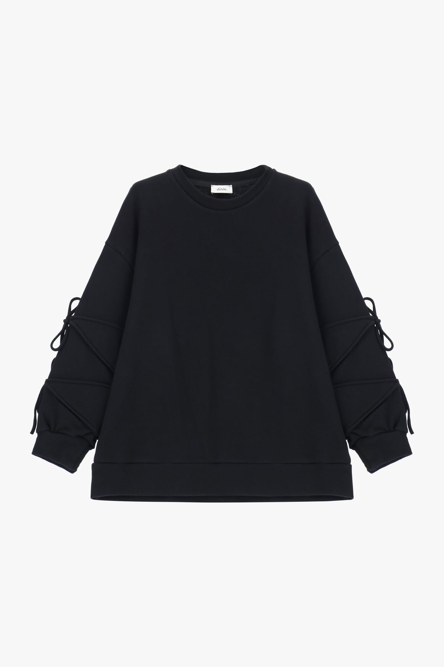 Sweatshirt With Decorated Sleeves And Dixie Knots