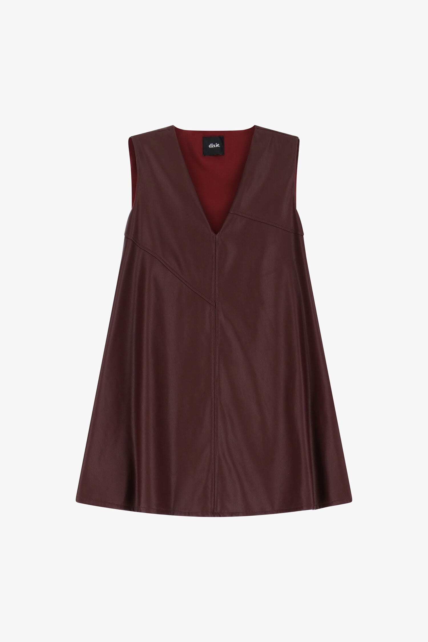 Vestito Corto A Blocchi Con Zip Dixie